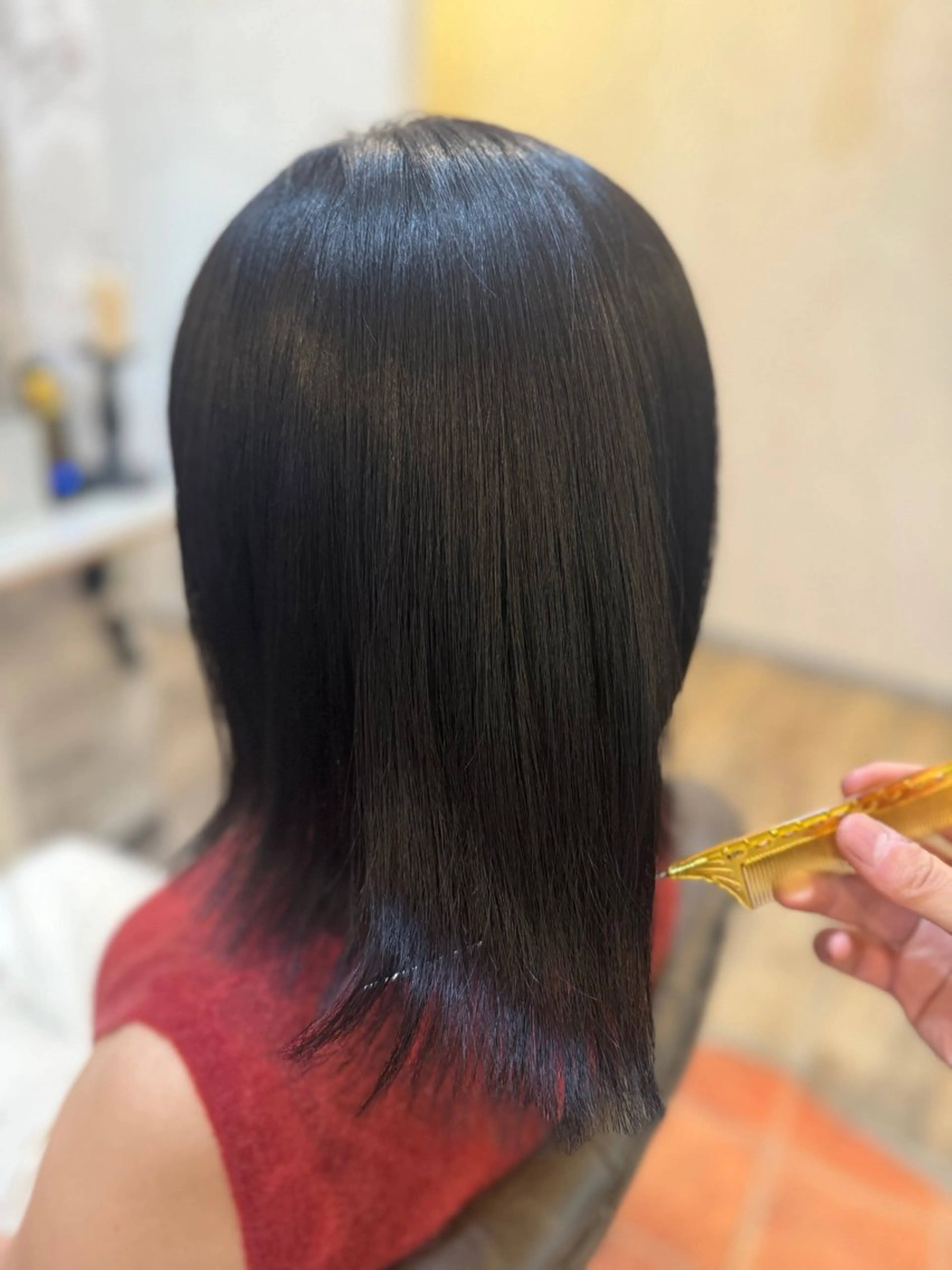 ミディアム カラー カット ヘアカラー トリートメント DECIDE L.A.W所属・【DECIDE L.A.W】氏原　将のヘアスタイル