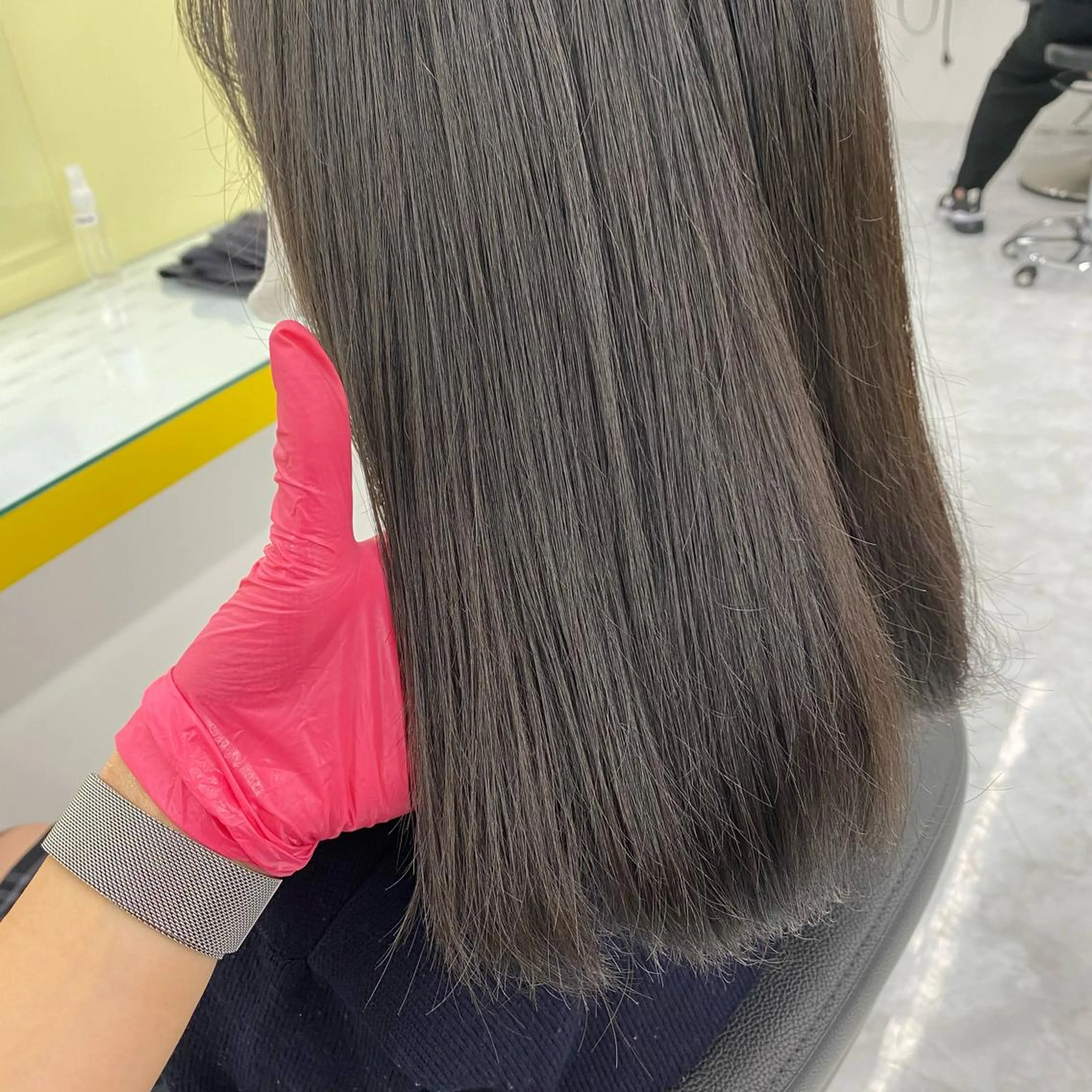 セミロング カラー ヘアアレンジ カット ヘアカラー mai🍑暖色カラー /レイヤー💖のヘアスタイル