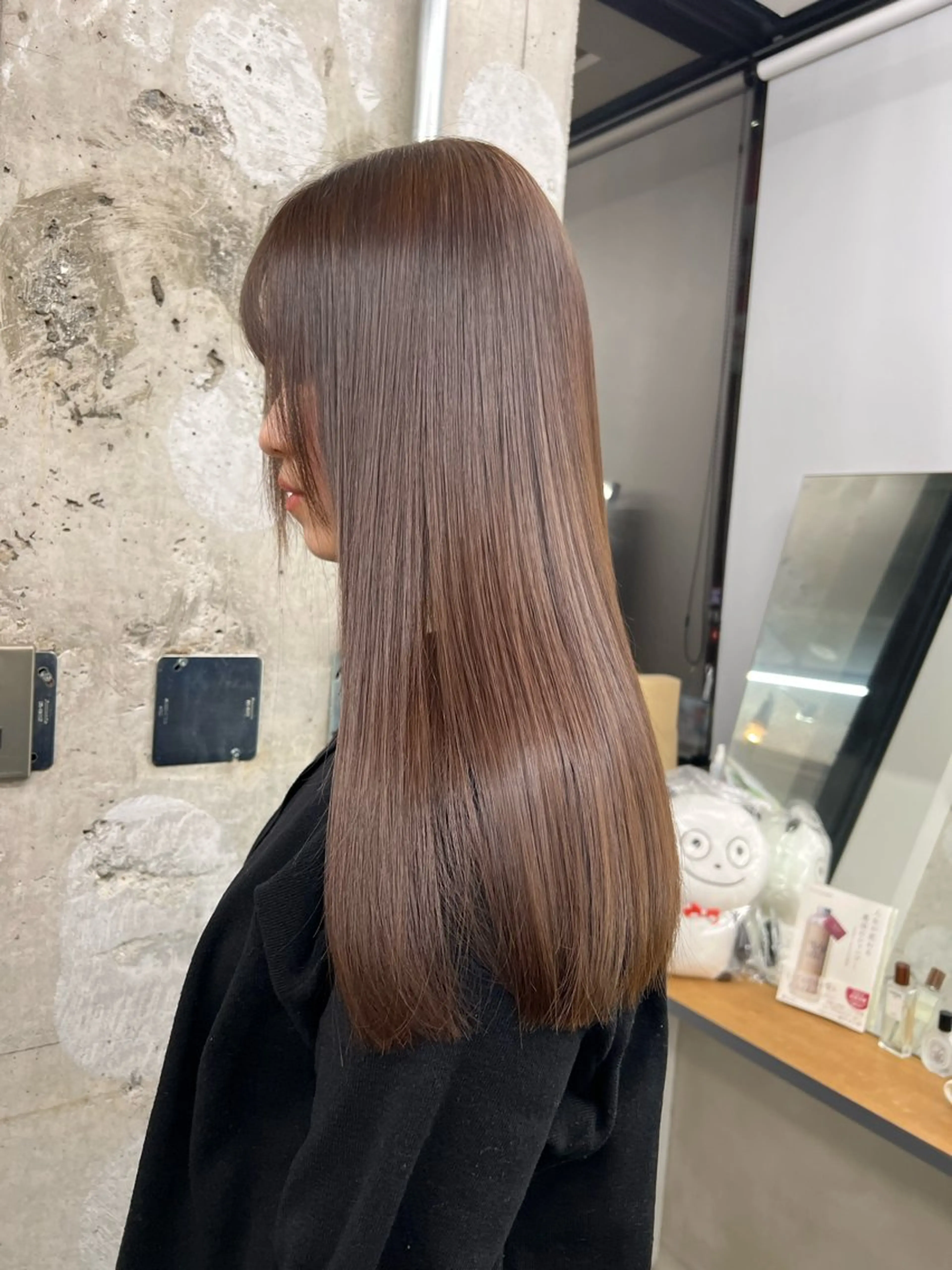 ロング カラー 髪質改善 トリートメント 酸性ストレート カット ヘアカラー トリートメント 【ネウィ天王寺 】seiyaのヘアスタイル