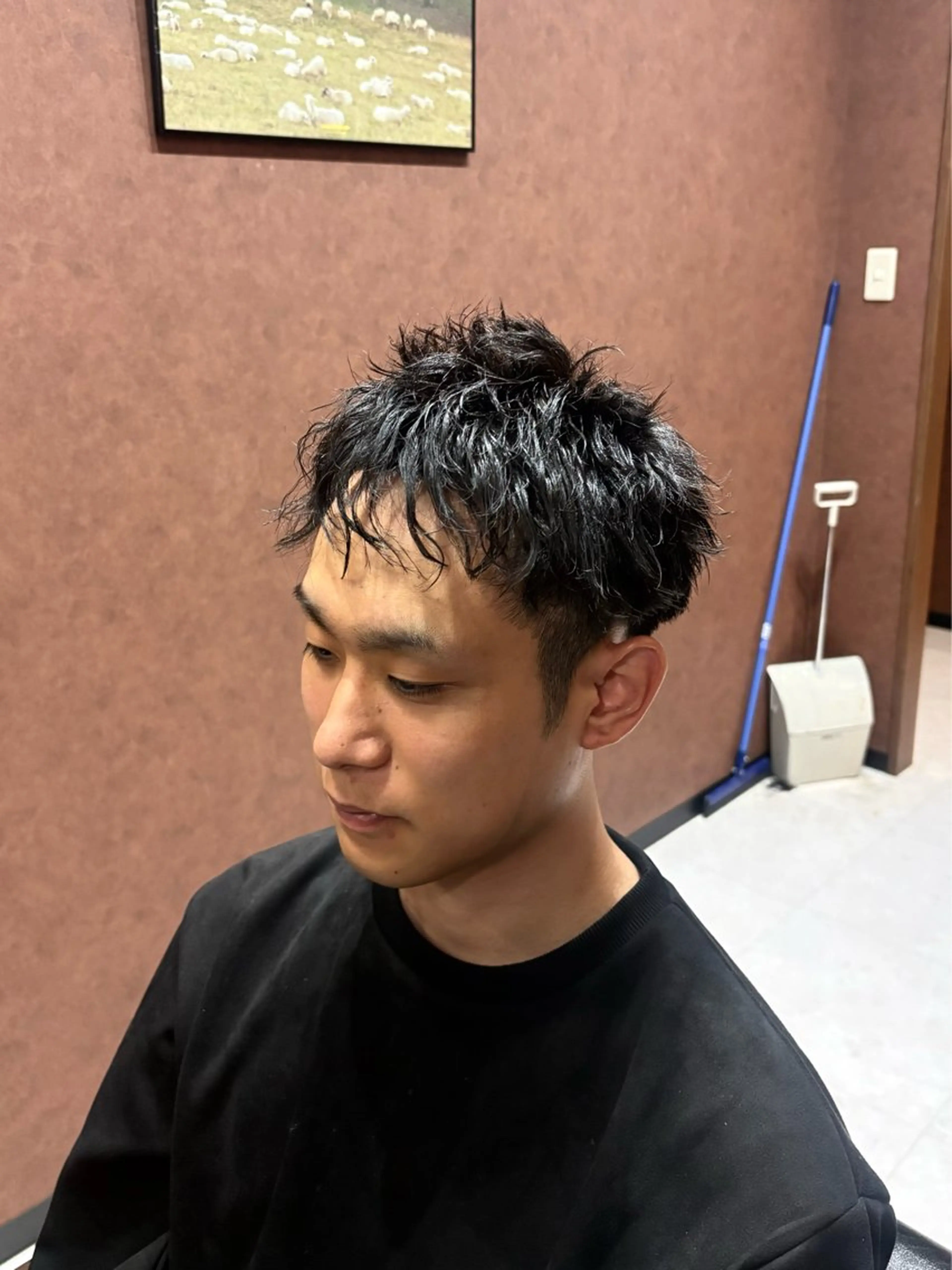 ショート パーマ メンズ メンズパーマ カット パーマ メンズ特化 / Reiのヘアスタイル