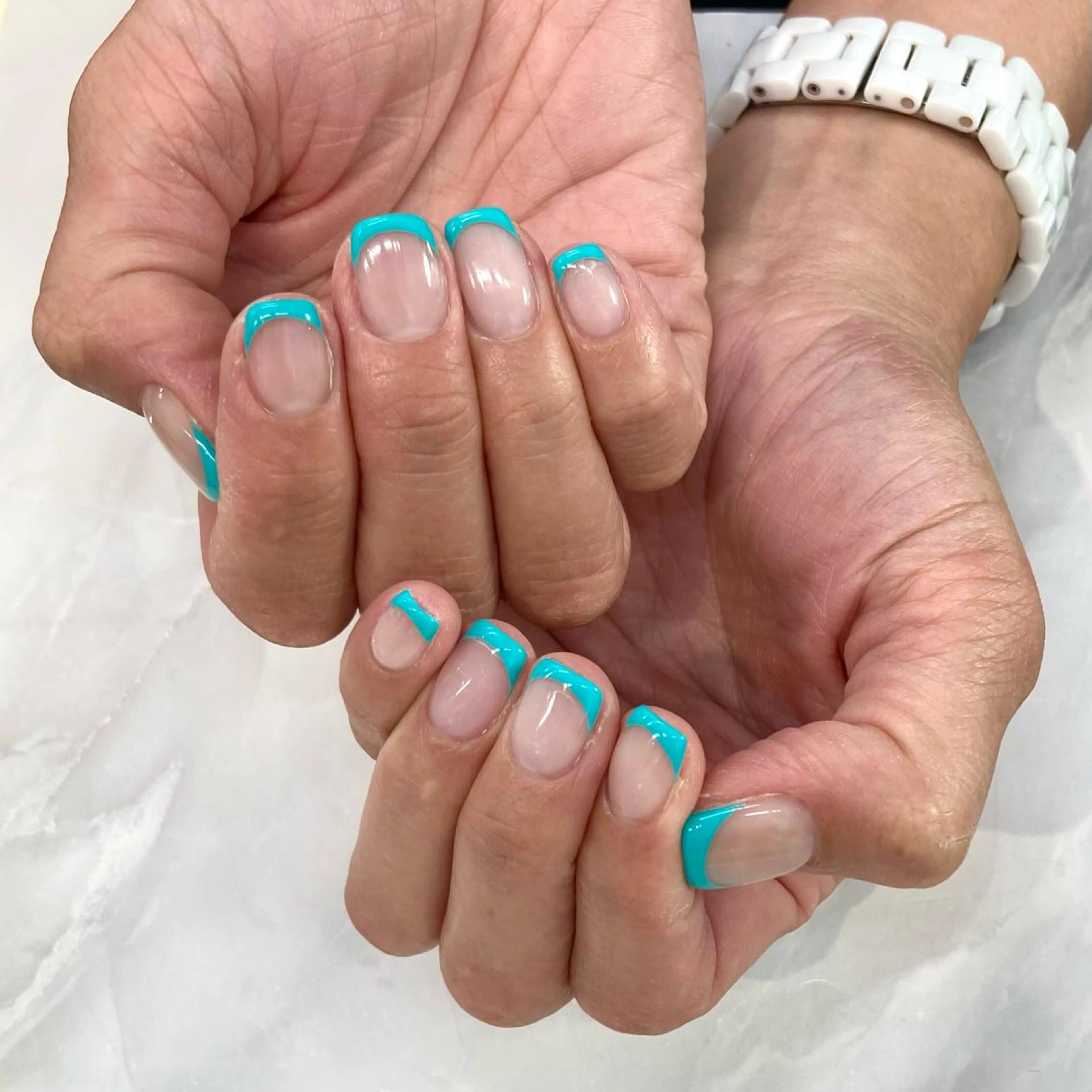 ネイル フレンチネイル KODA308 Saoriのネイルデザイン