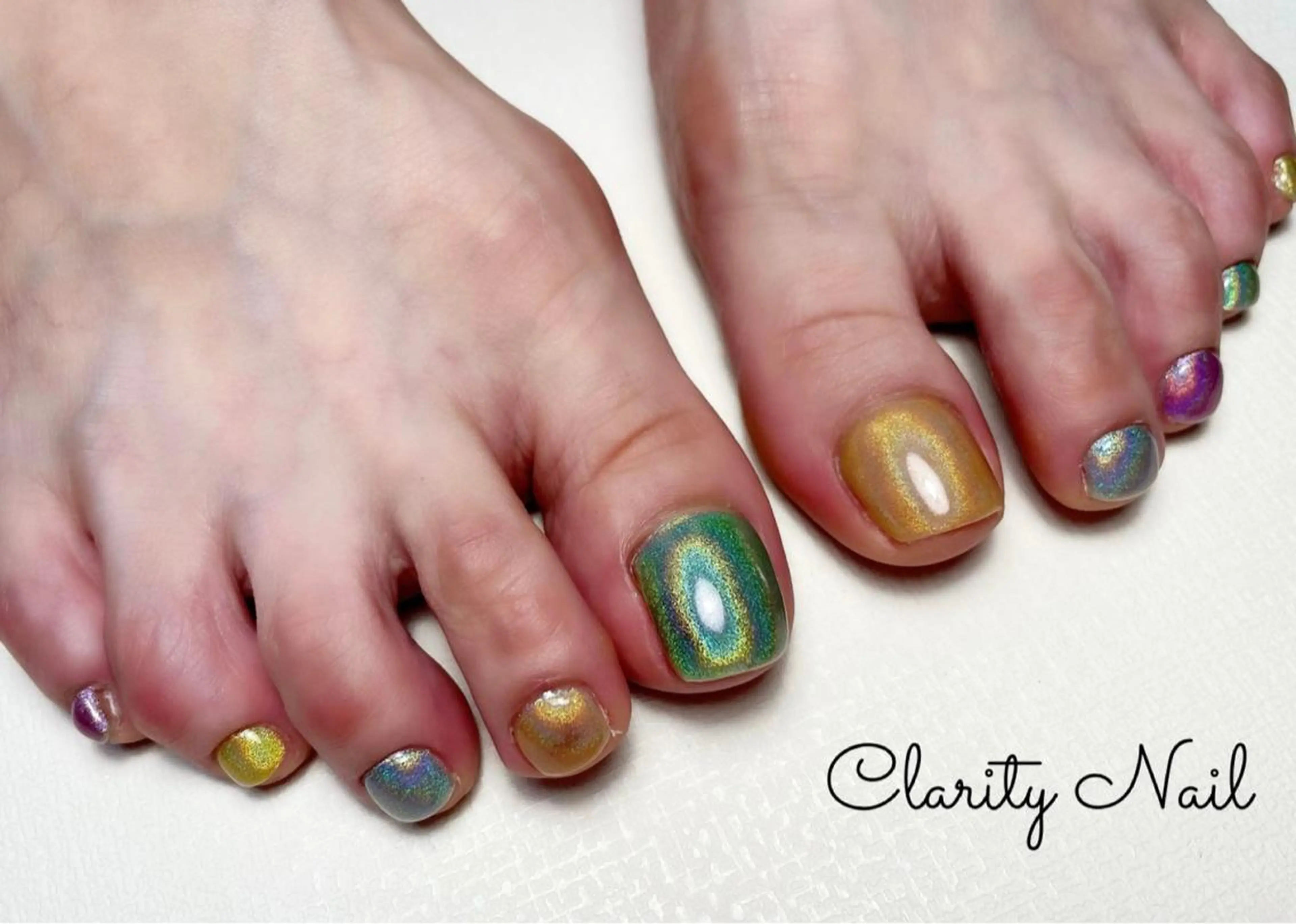 ネイル アートネイル フットネイル 持ち込み フットネイル Clarity Nailのネイルデザイン