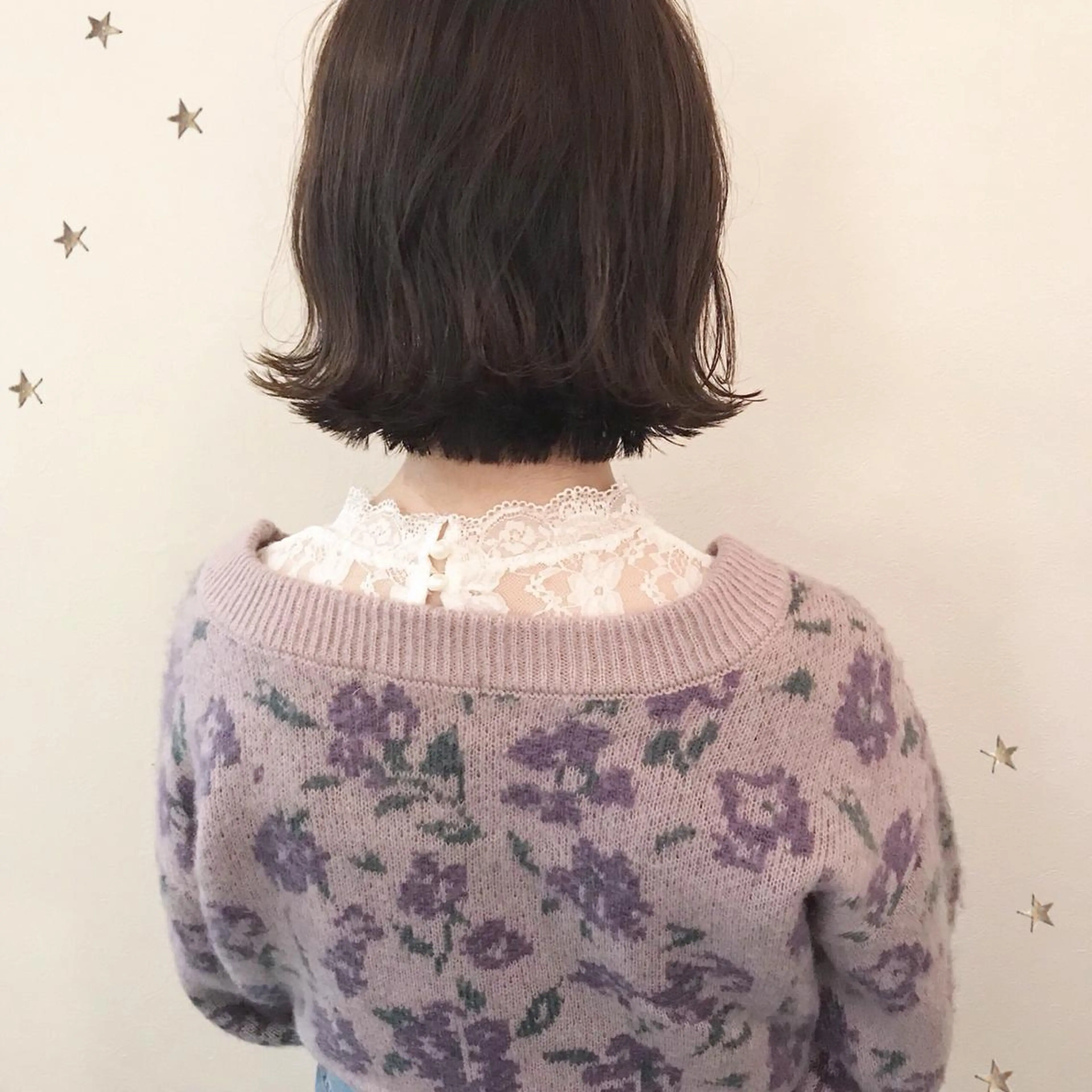 ミディアム カラー 市川 千夏のヘアスタイル