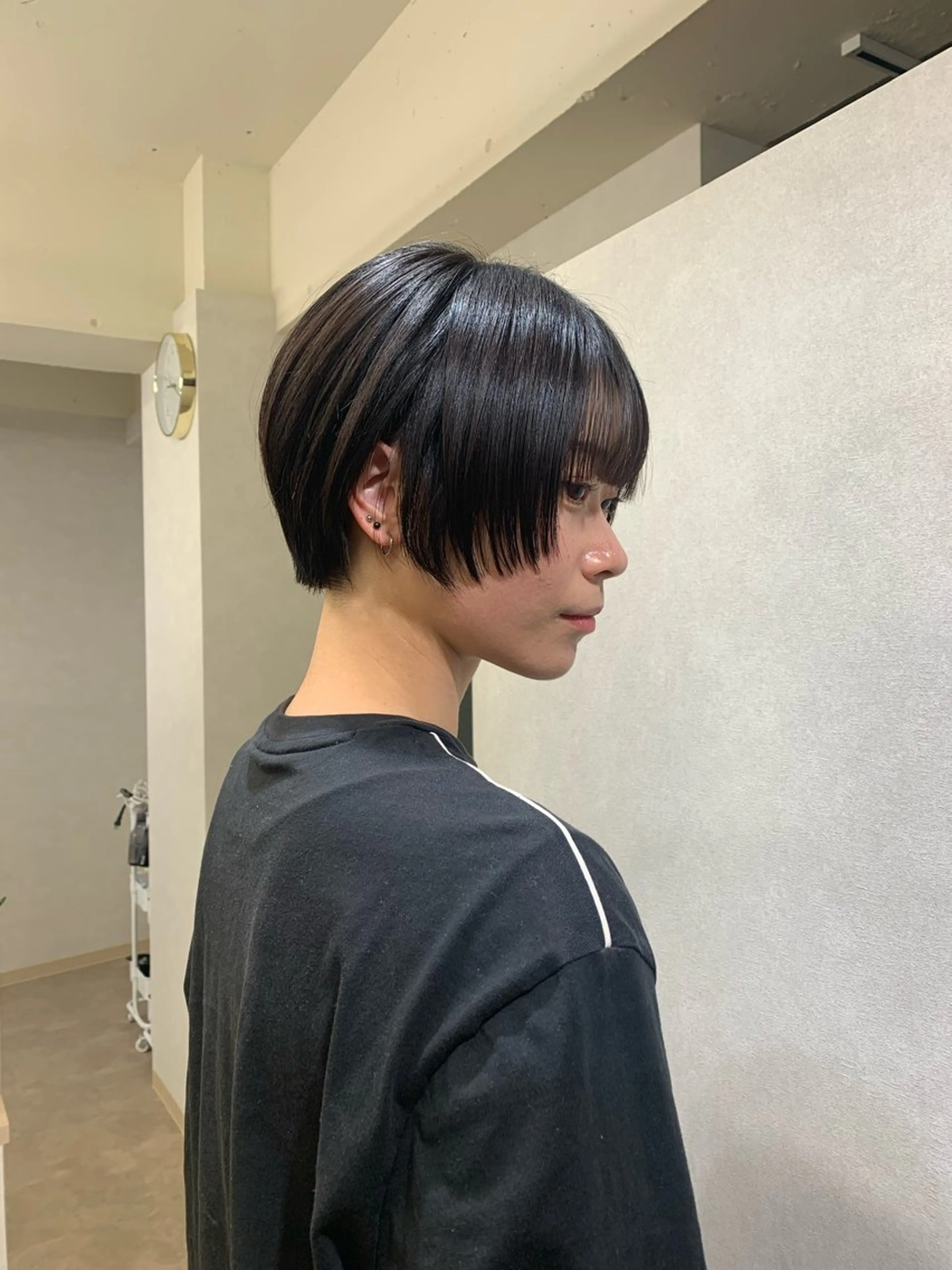 ショート メンズ カット 福永 ちひろのヘアスタイル