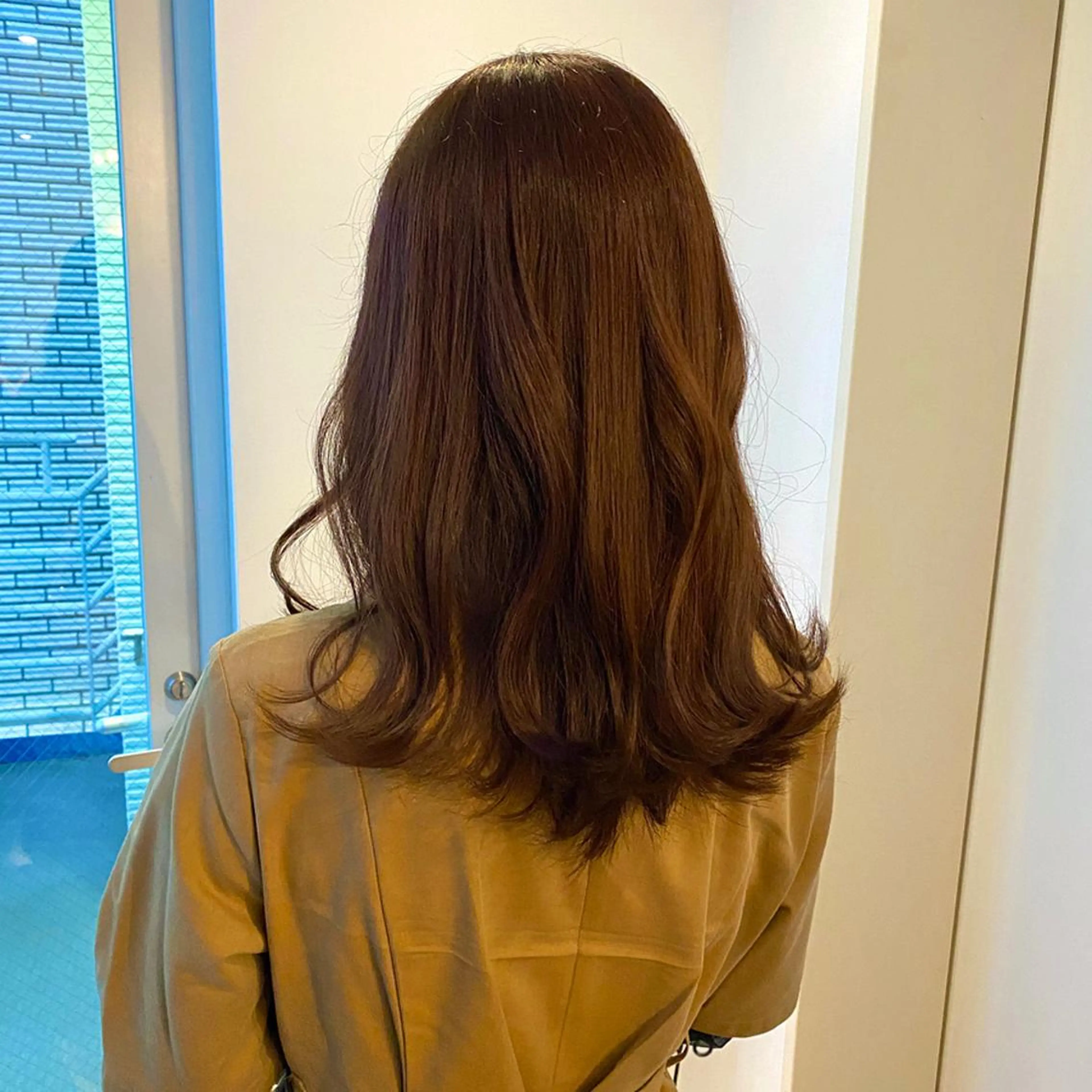 セミロング カラー ベージュカラー カット ヘアカラー きむら ゆうきのヘアスタイル