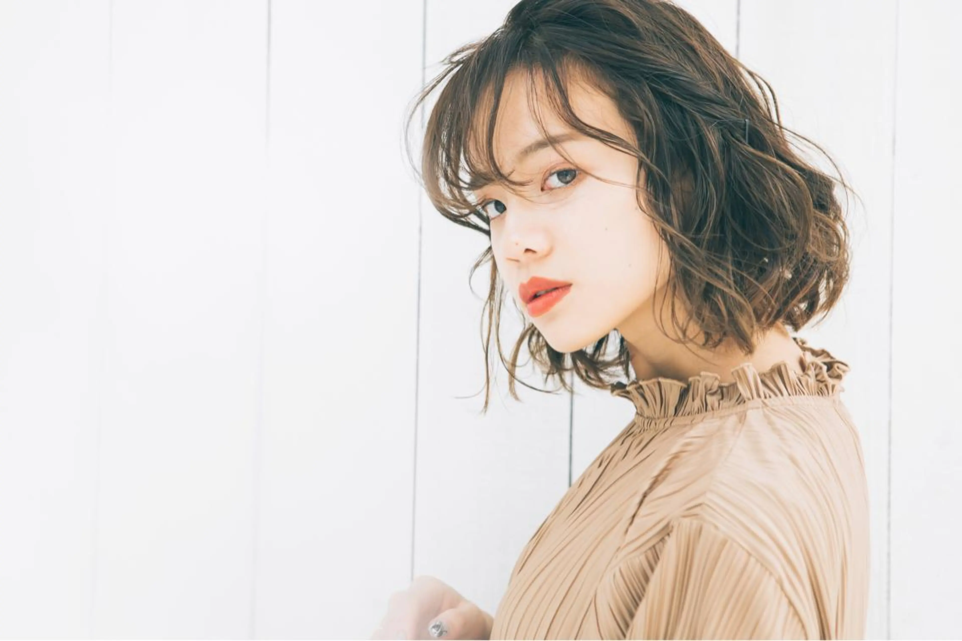 ショート カラー パーマ ヘアアレンジ 【全席個室サロン】 NUMBER 天王寺のヘアスタイル