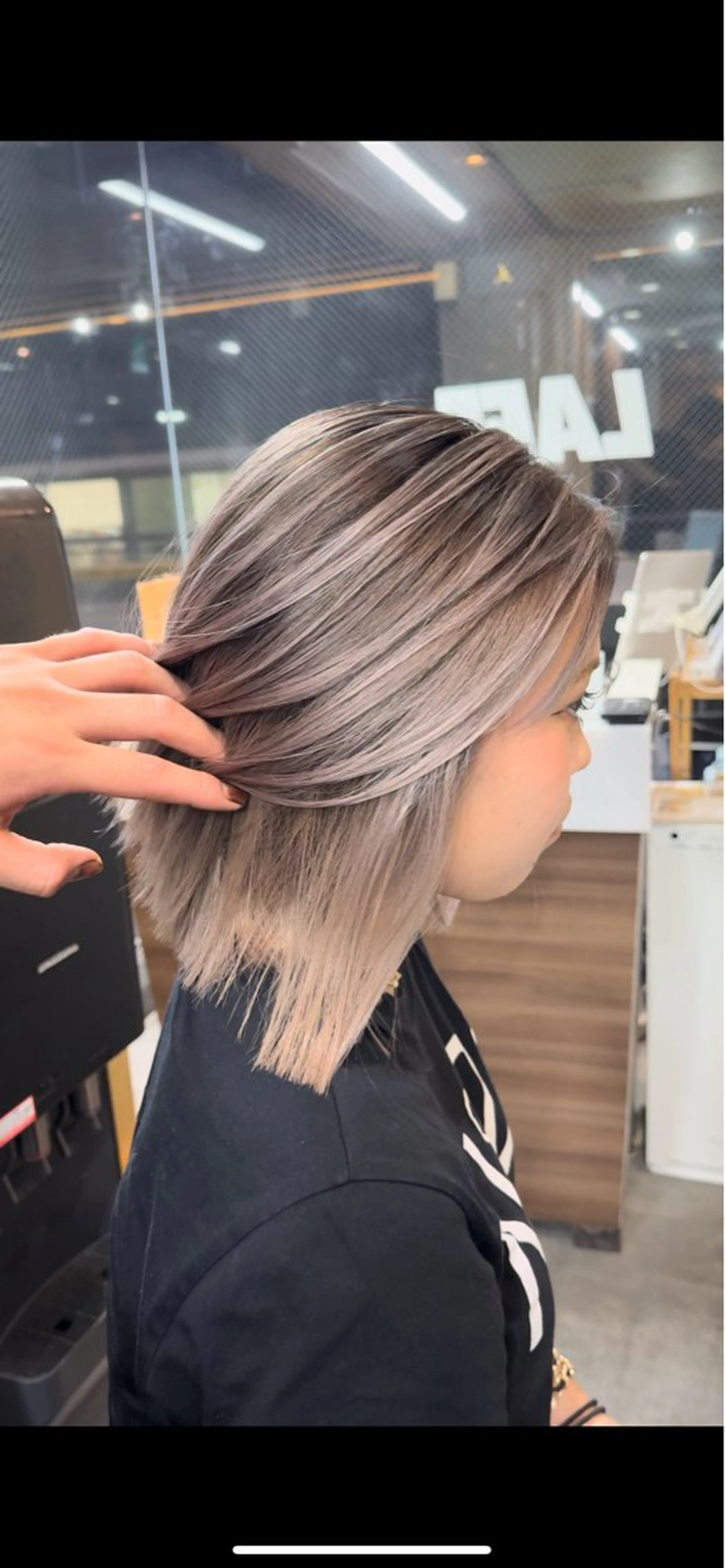ミディアム 剣太郎カットモデル 10㎝カット募集中のヘアスタイル
