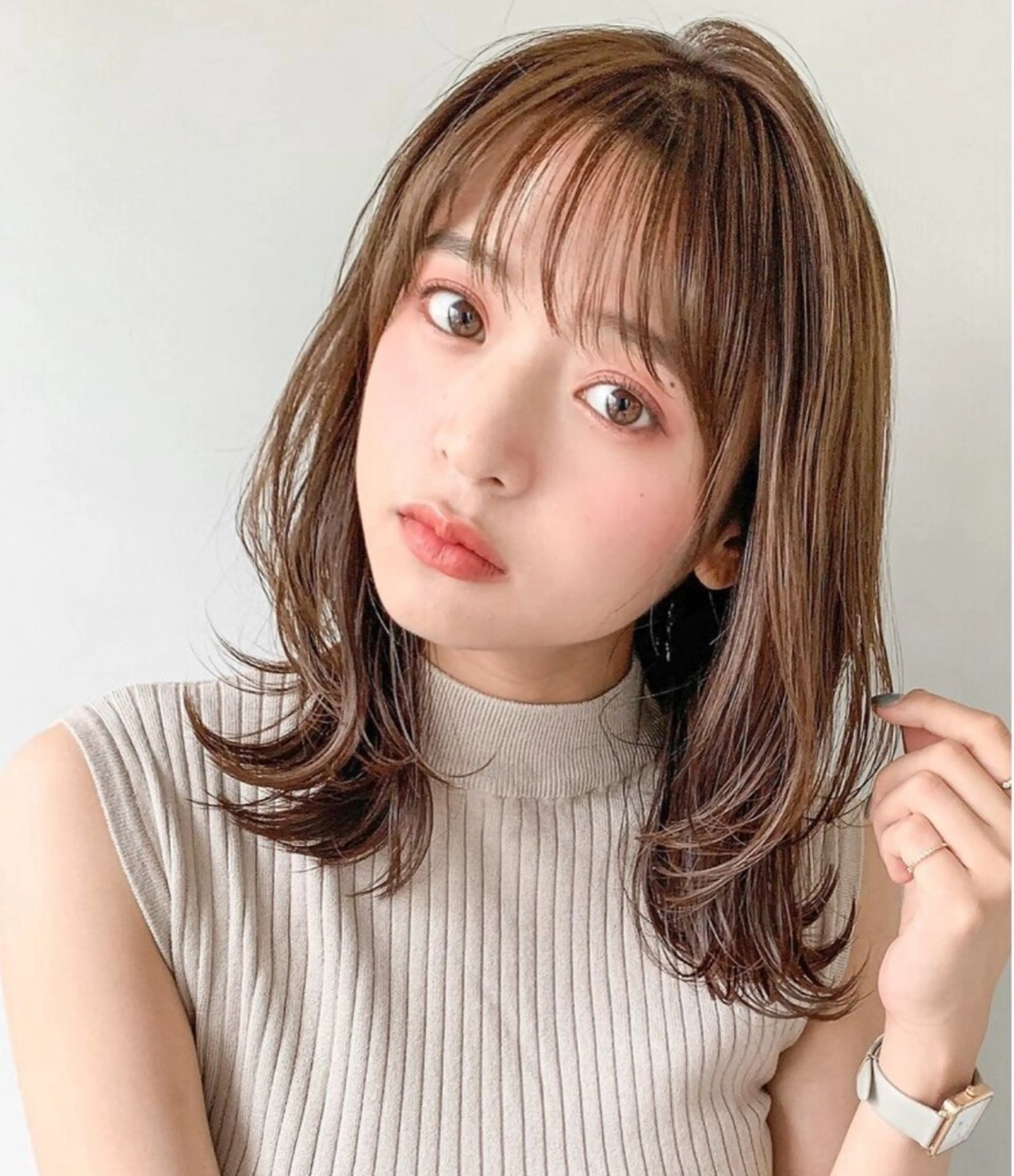 ミディアム OjOmano ケンタのヘアスタイル