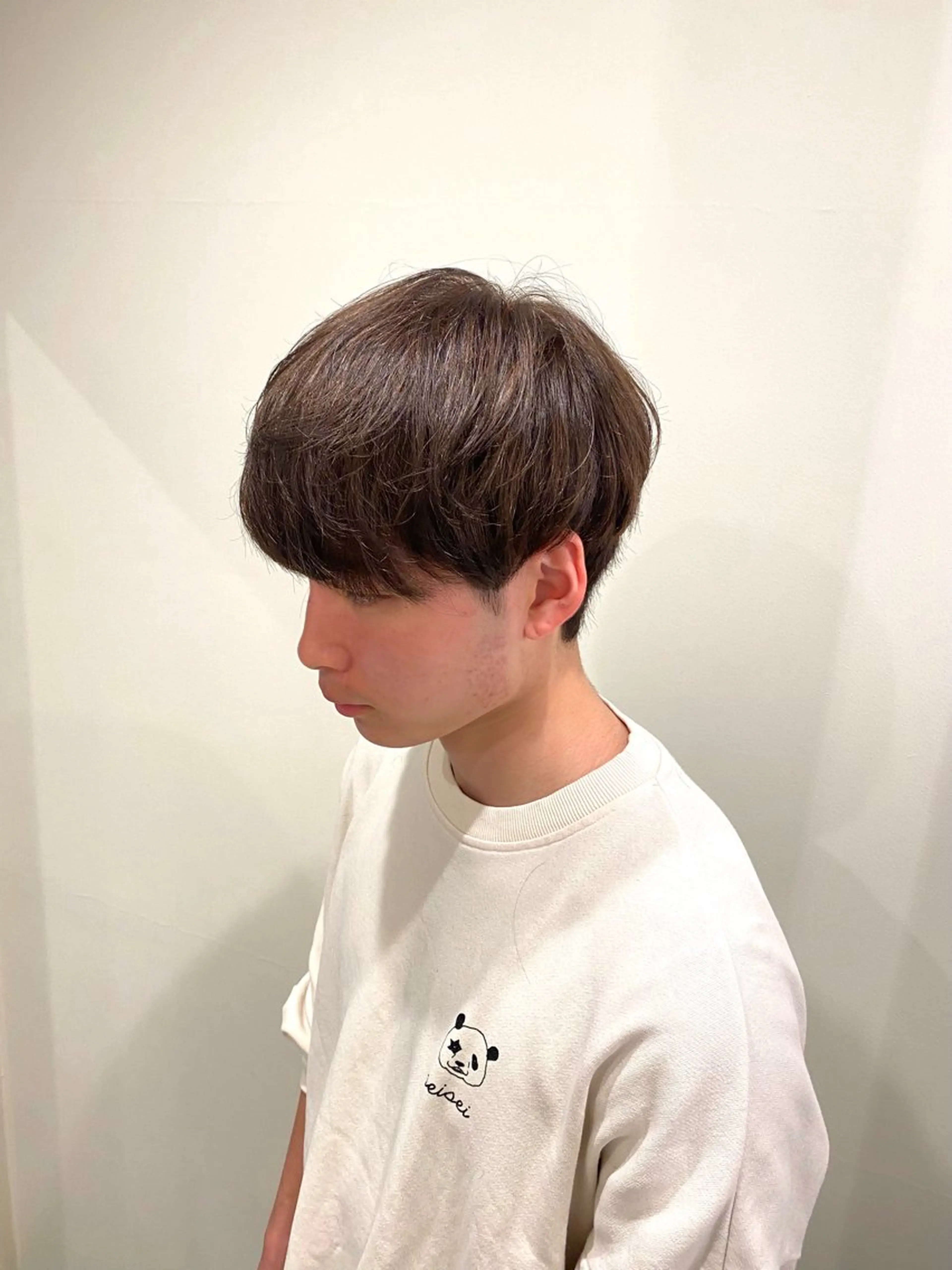 ミディアム カラー メンズ マッシュ 🍑 モモカ🍑のヘアスタイル