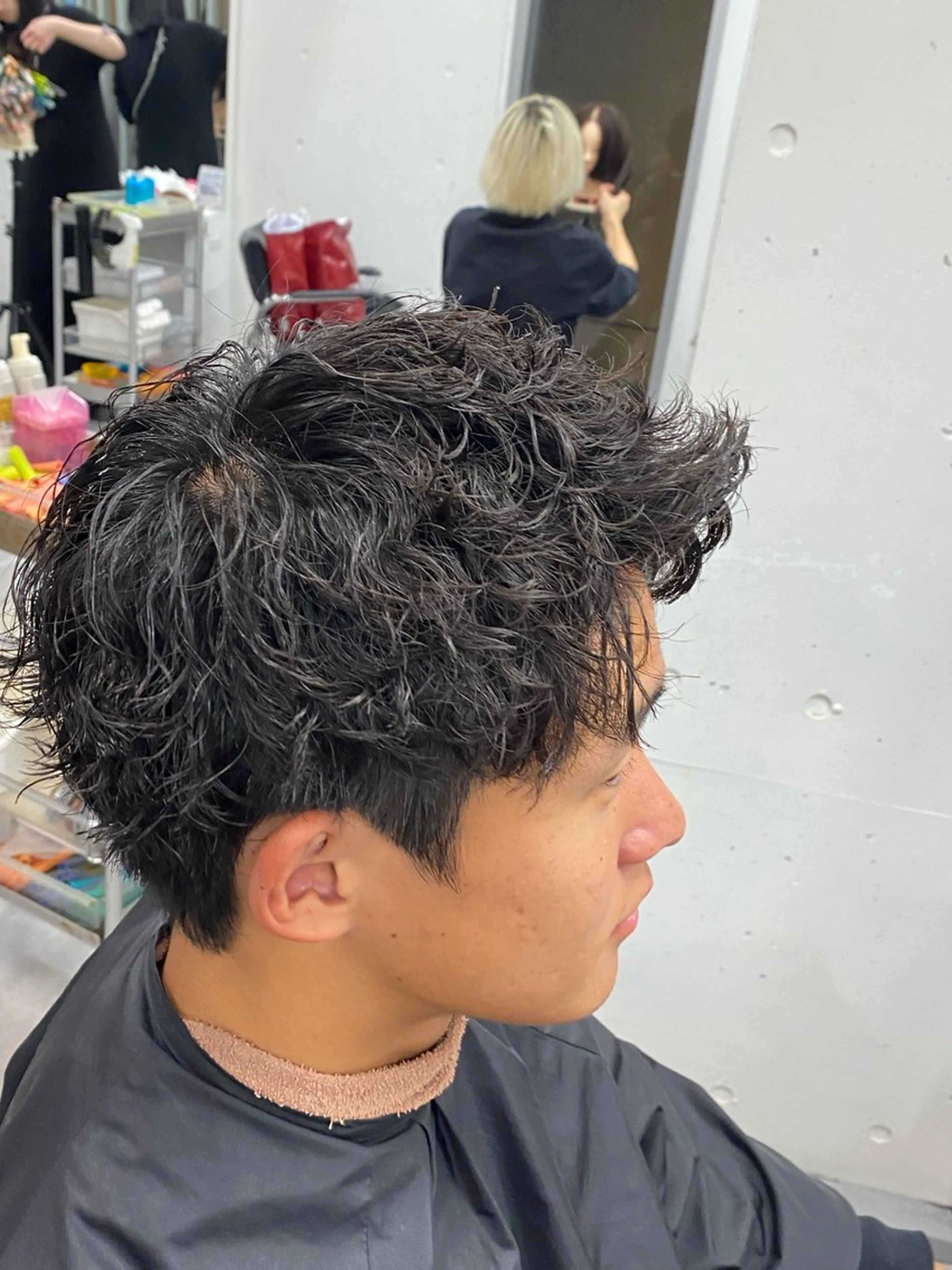 💈カット+シャドウパーマ👩🦱の写真