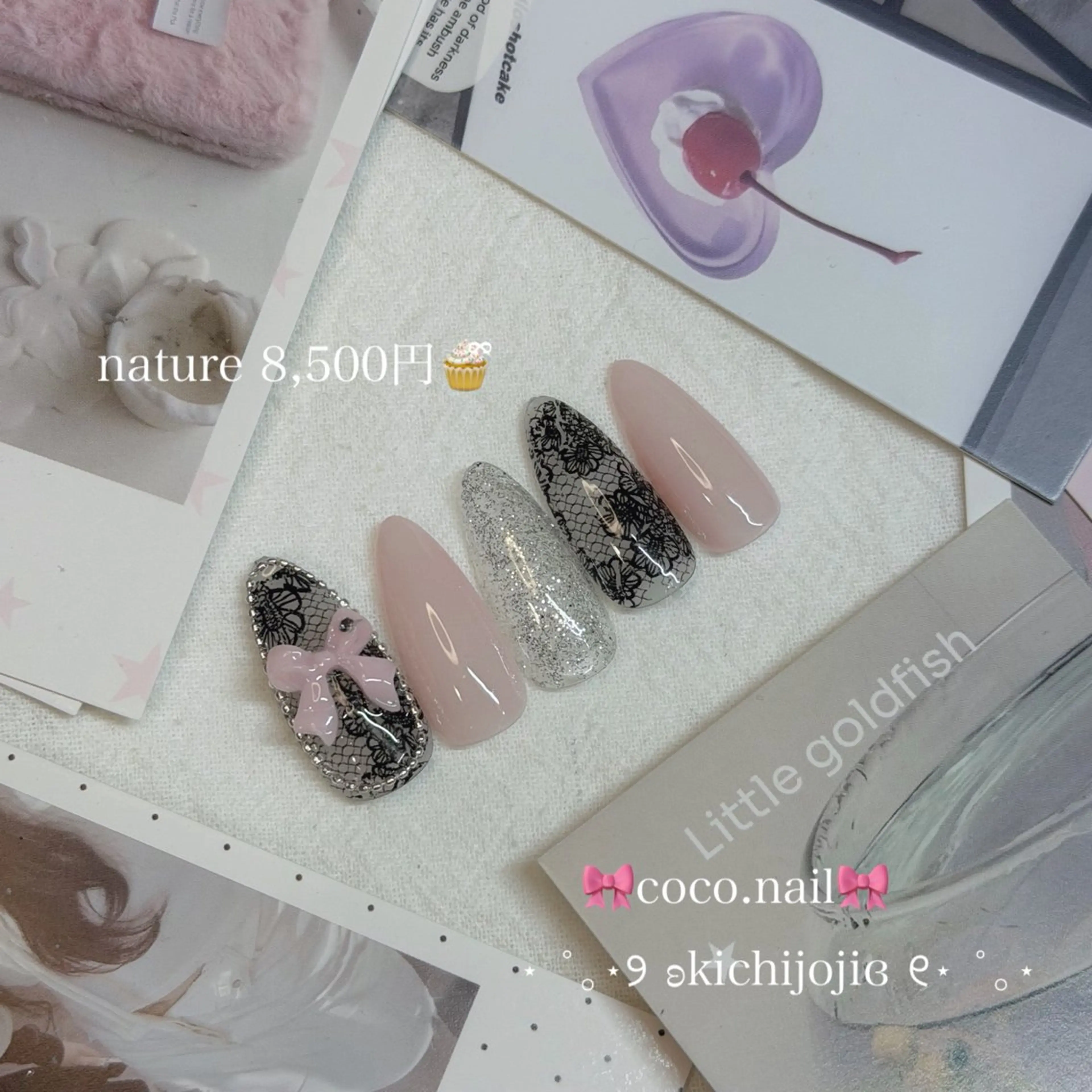 ネイル ハンドネイル coco.nail/ y2k/ワンホンのネイルデザイン