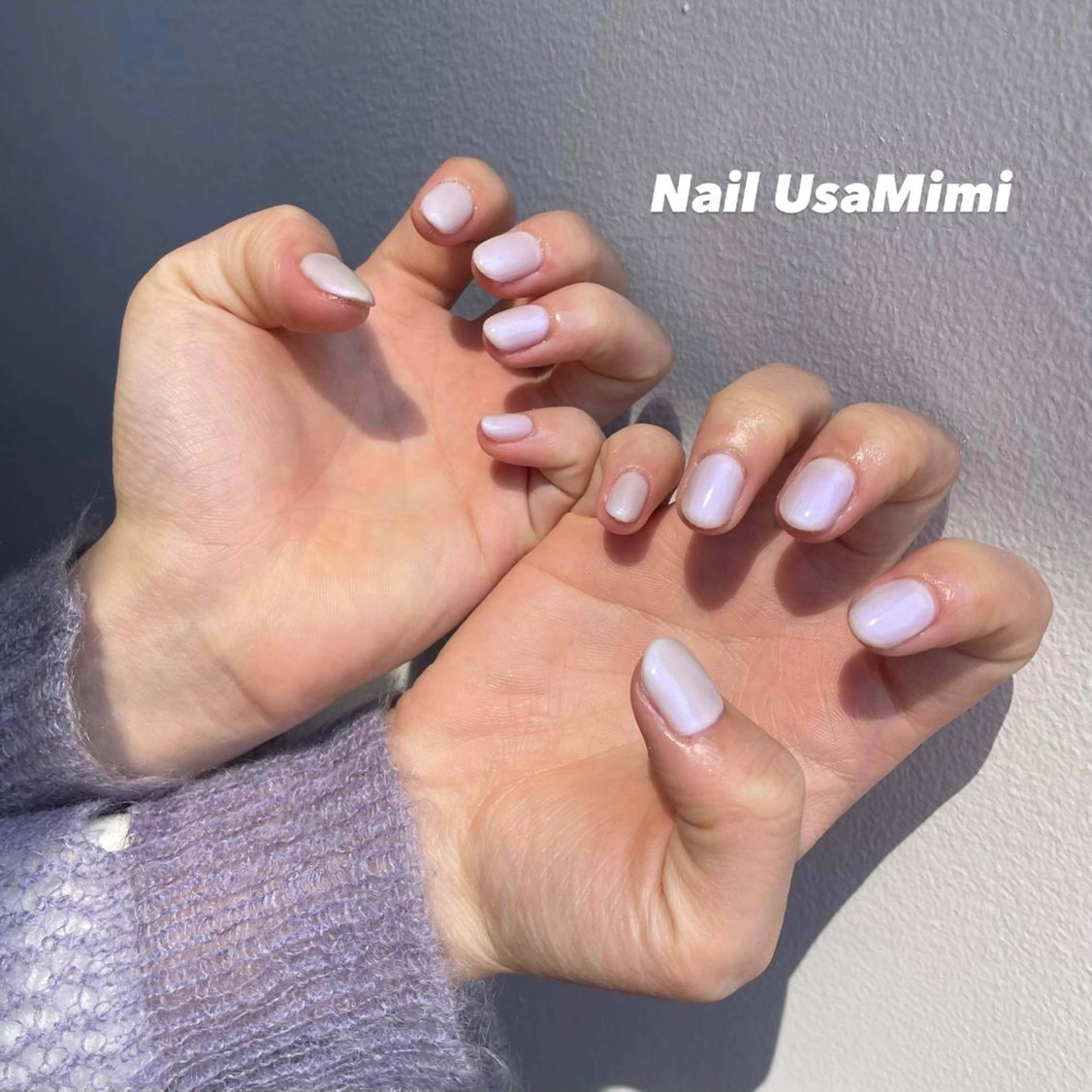 ネイル ワンカラーネイル 本町ネイルNail UsaMimiのネイルデザイン