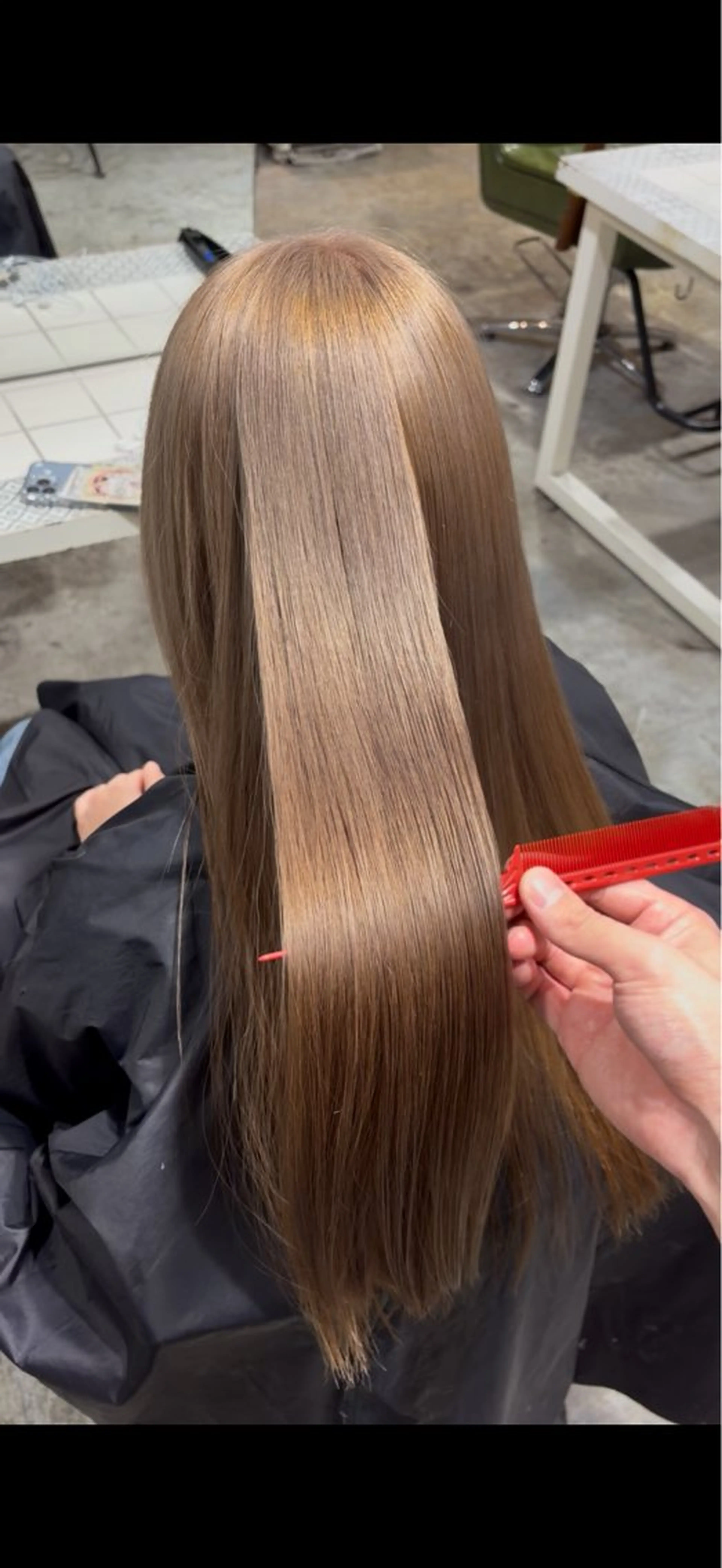 カラー ヘアカラー トリートメント 五川 懸心のヘアスタイル