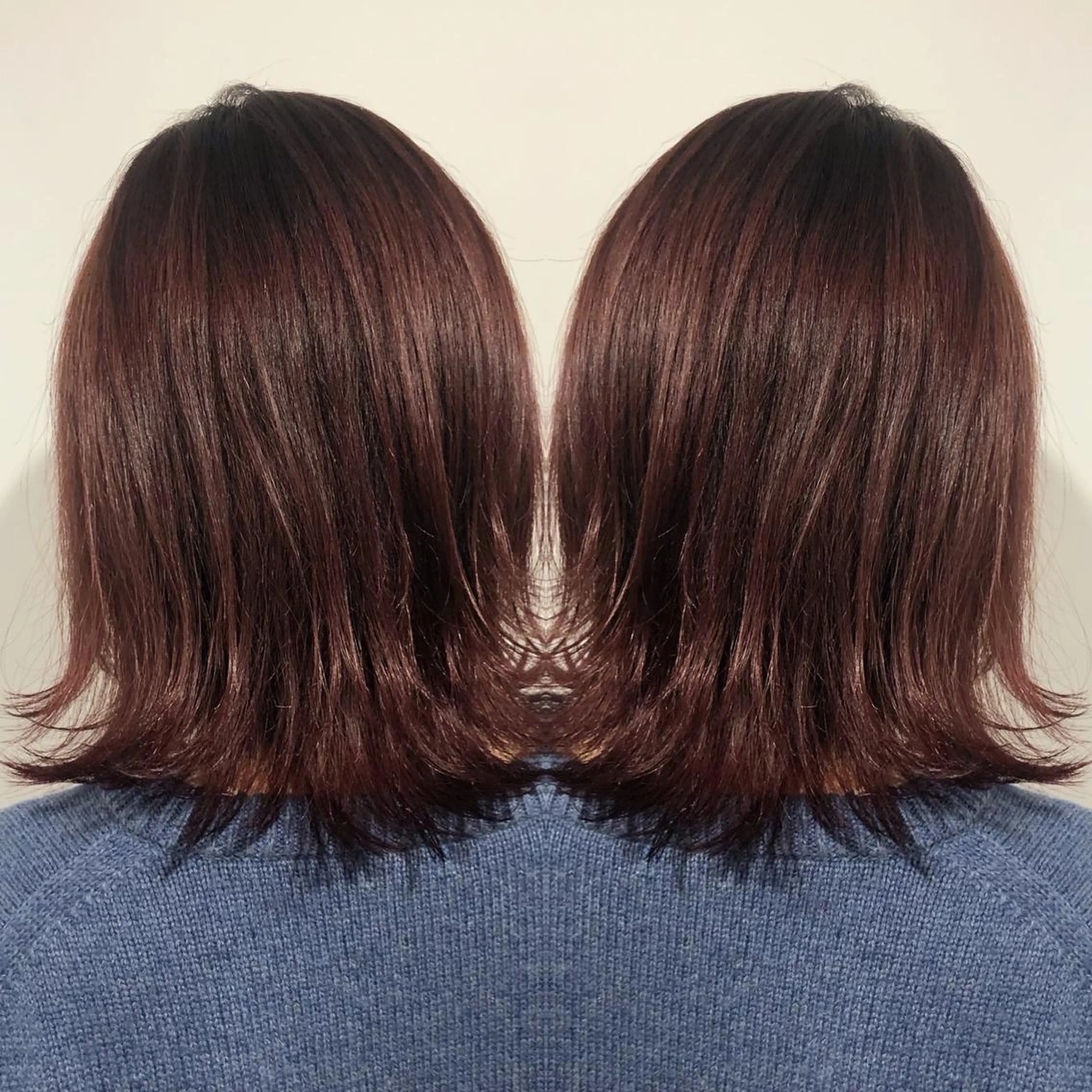 ミディアム カラー ベージュカラー ピンクカラー ピンクベージュ カット ヘアカラー トリートメント ブリーチ特化 梅田本多翔のヘアスタイル