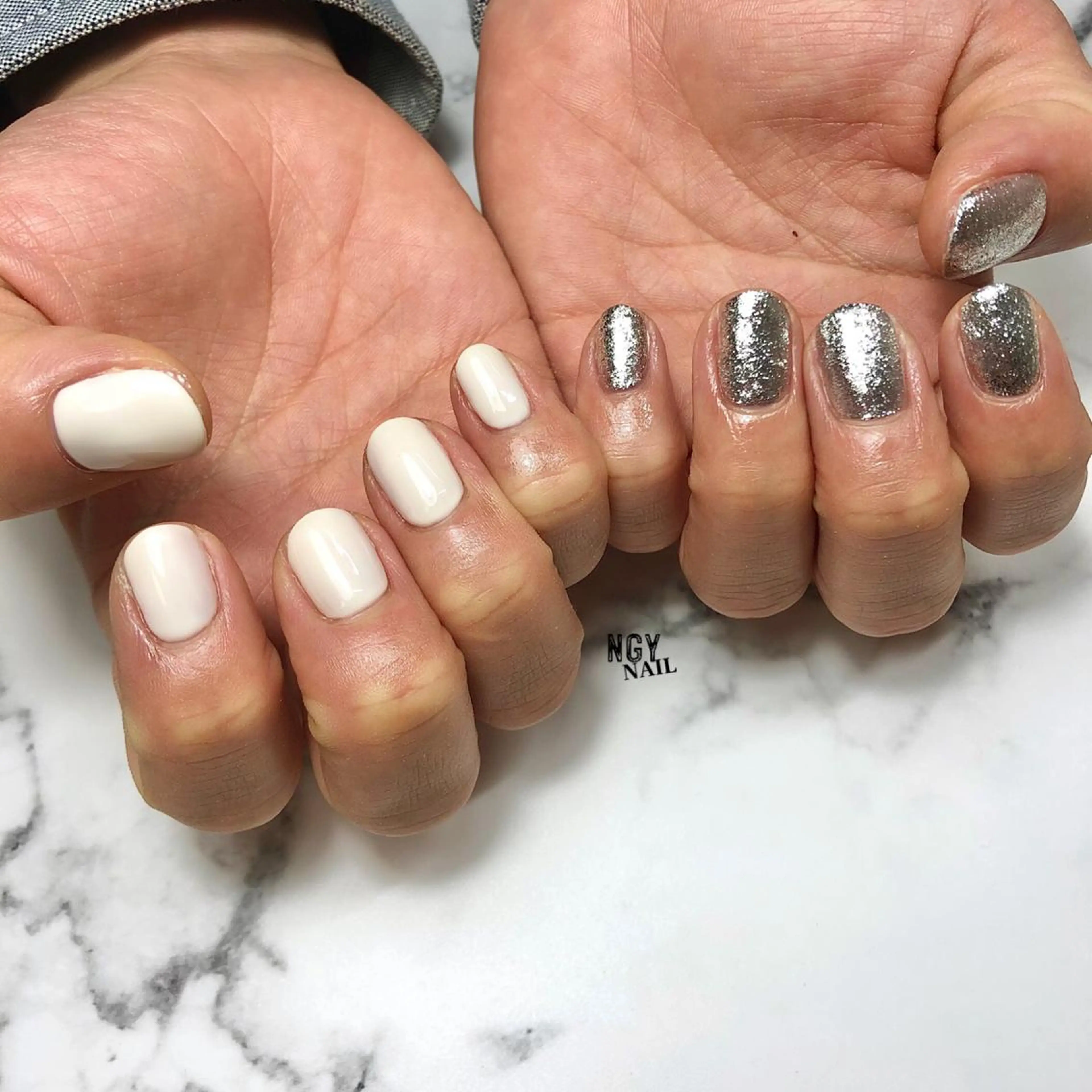 ネイル ジェルネイル ワンカラーネイル パラジェル ハンドネイル NAIL NOWのネイルデザイン