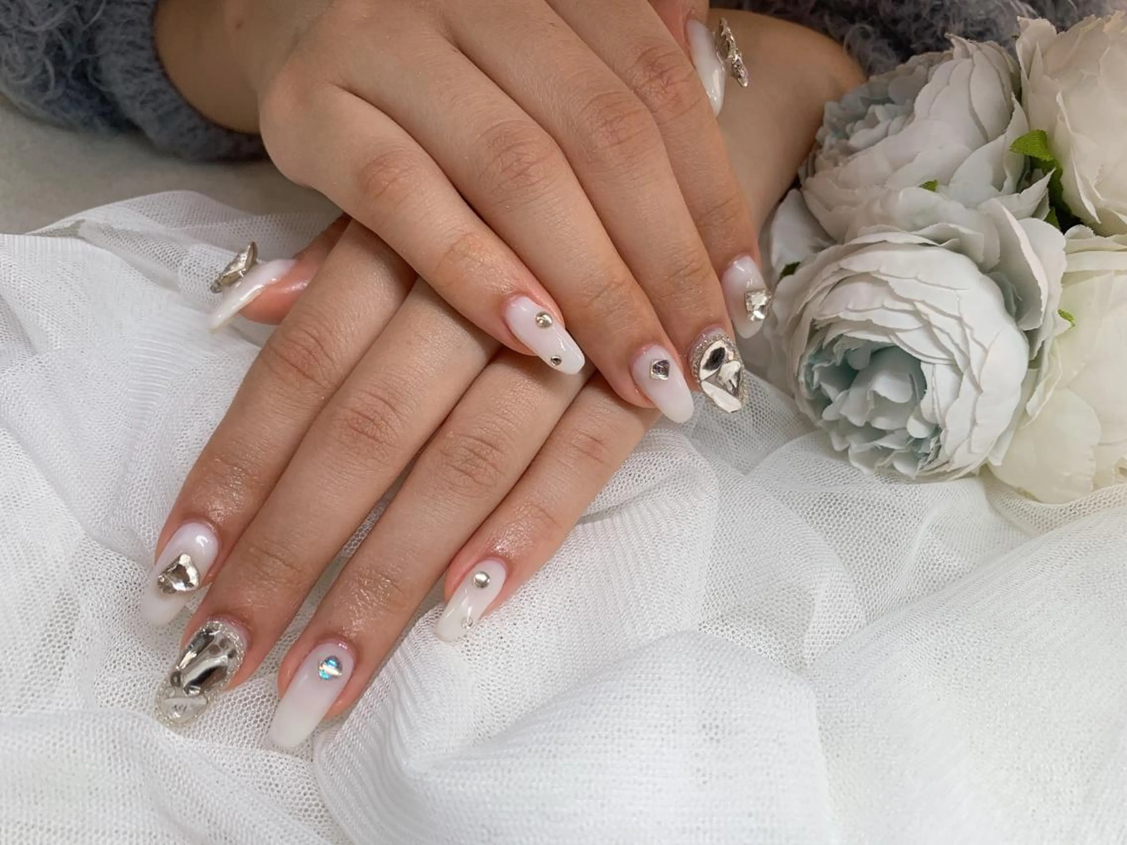 ワンホンネイルデザインです♪超かわいい💕の写真