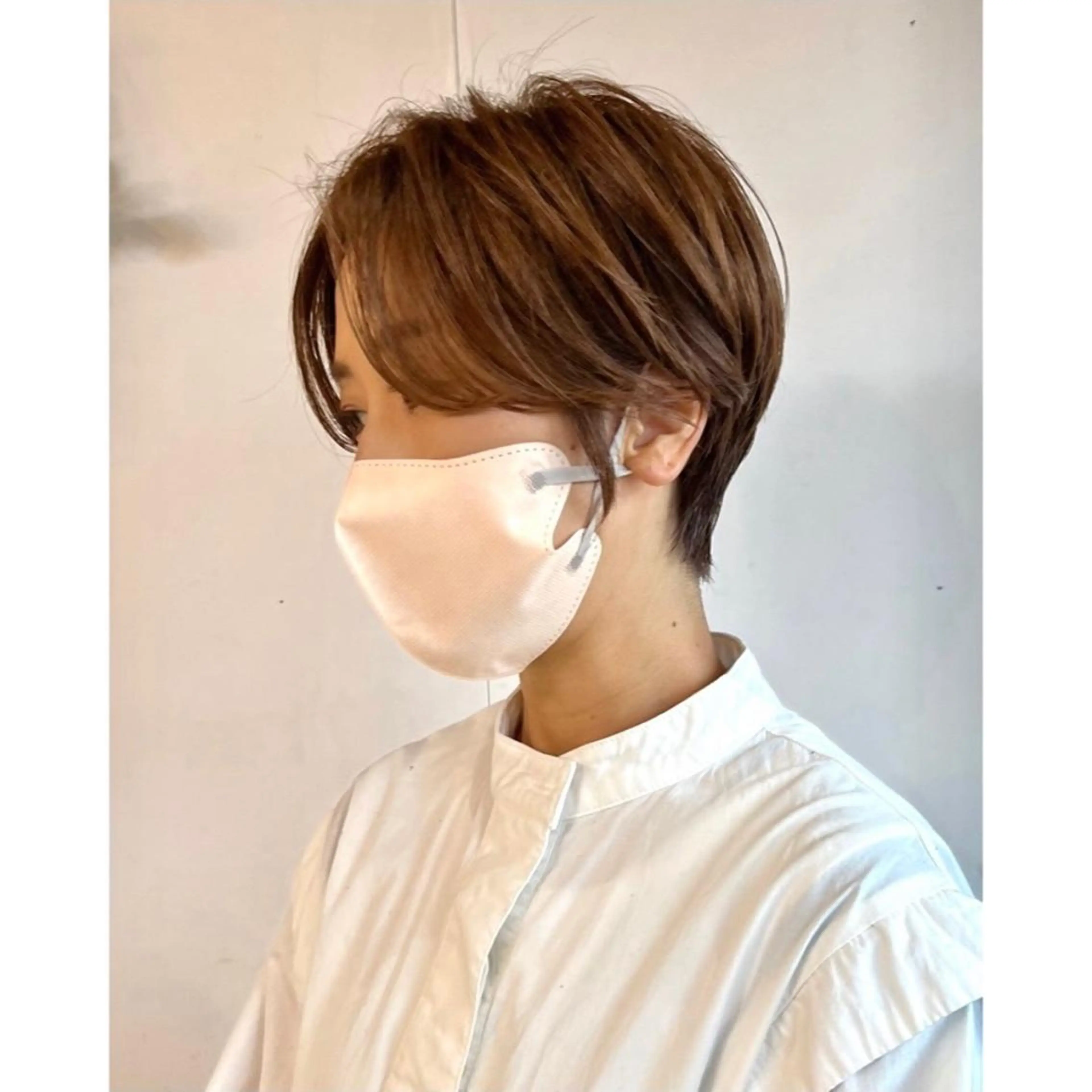 ショート 茅ヶ崎/ショートボブ /ハイトーン/片野のヘアスタイル