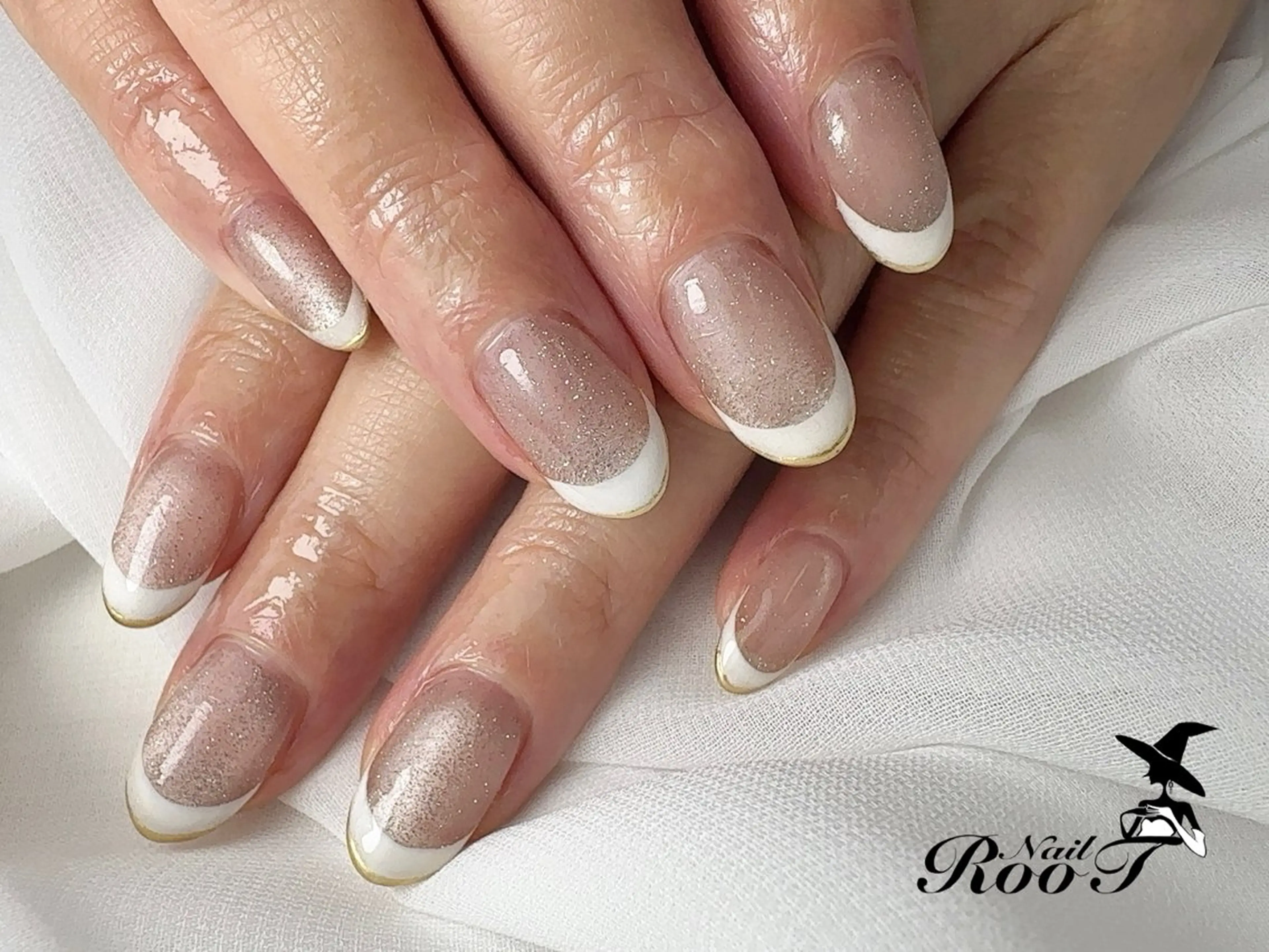 ネイル フレンチネイル ミラーネイル ハンドネイル RooT Nailのネイルデザイン