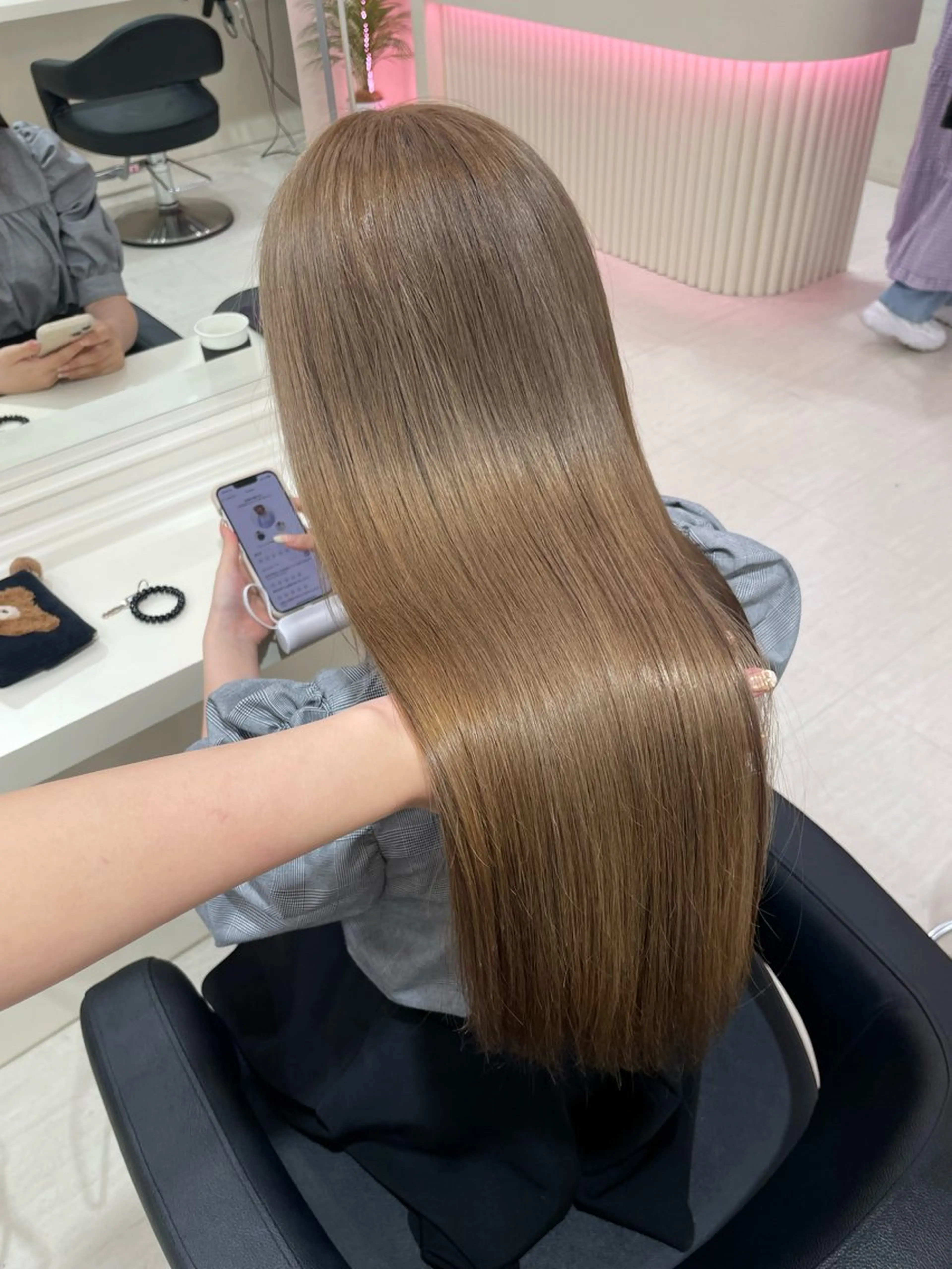 ロング カラー ヘアアレンジ 🎀 yuuka🎀のヘアスタイル