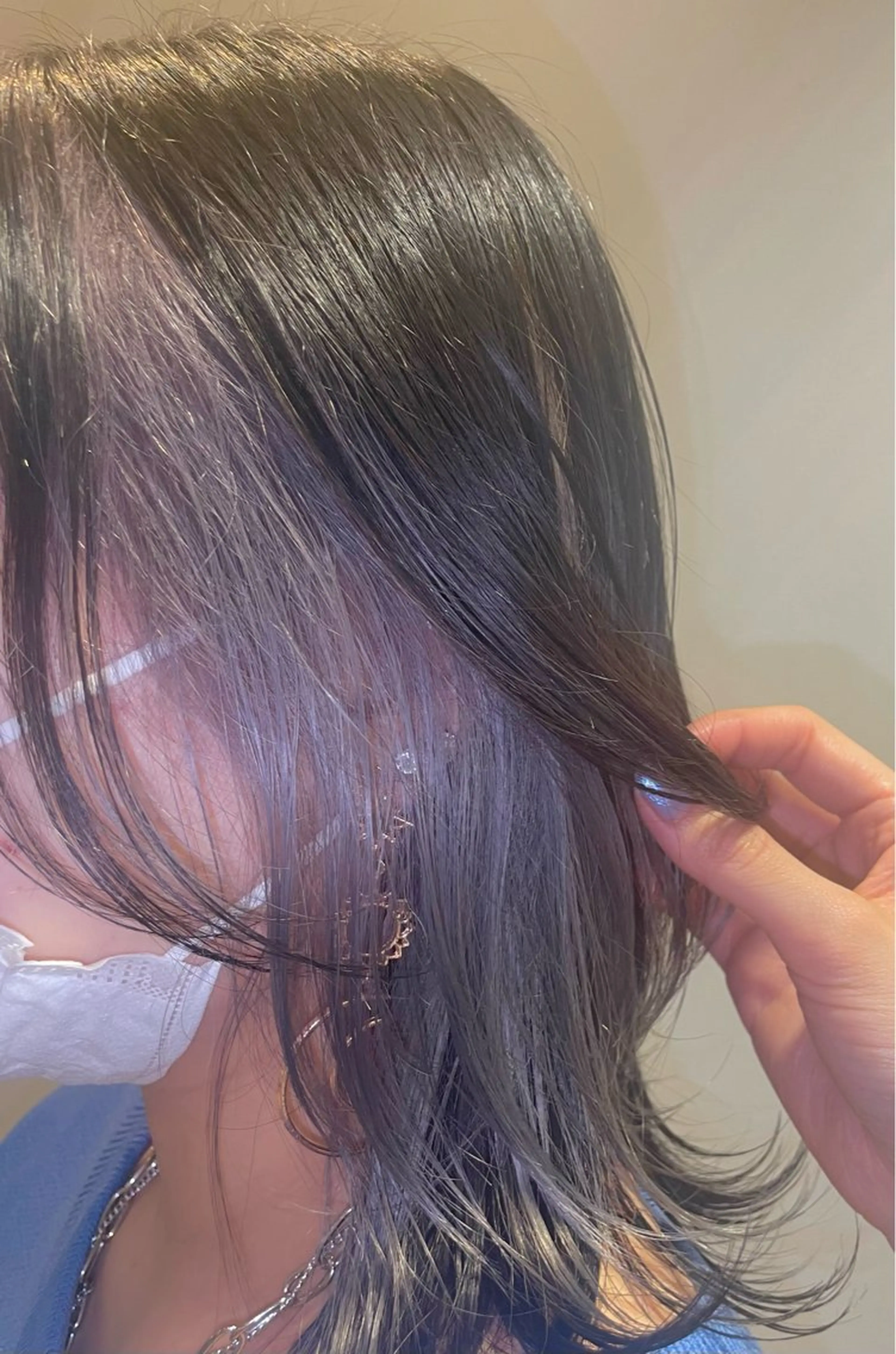 インナー・イヤリングカラー+全体カラーの写真