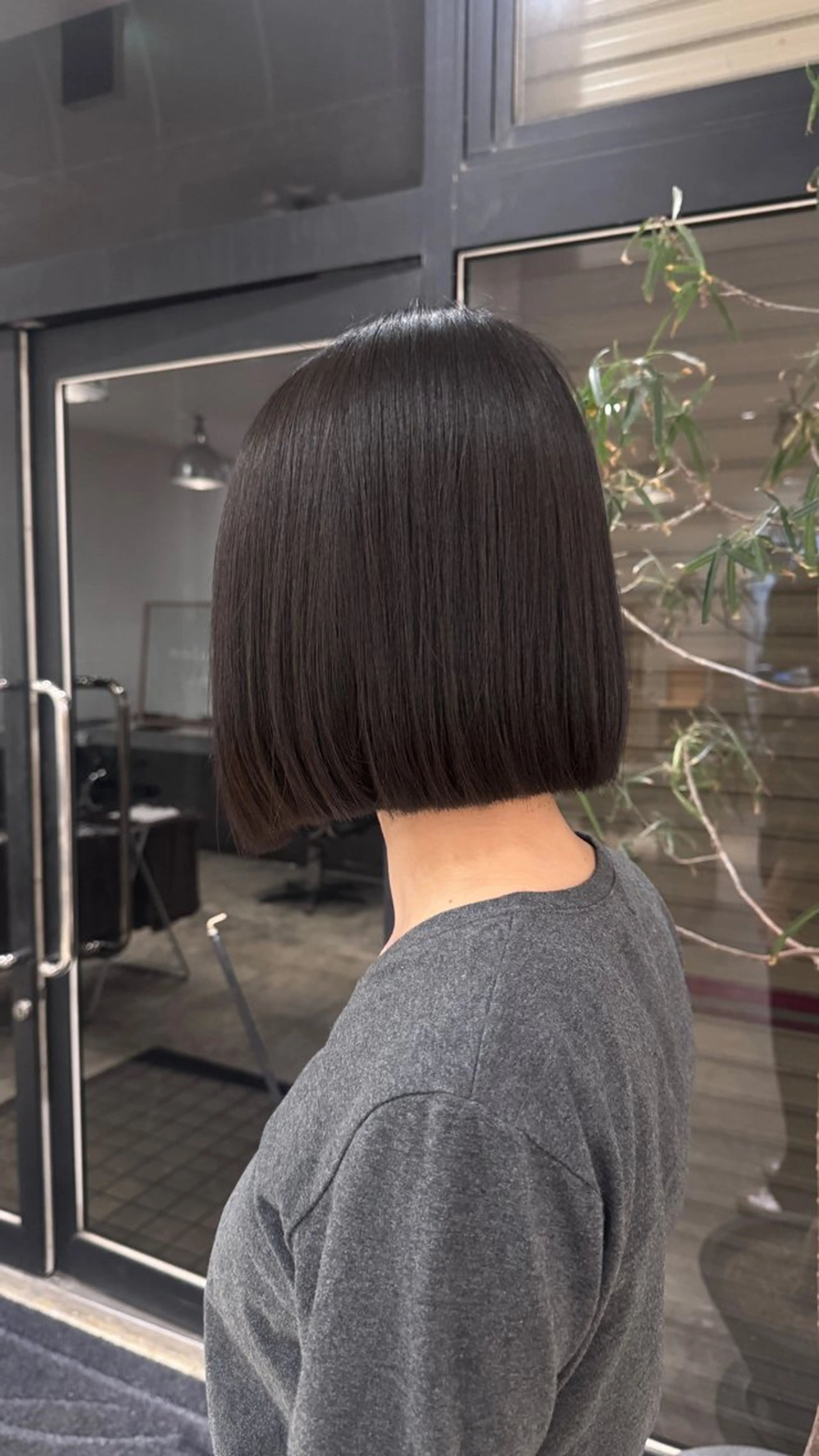 ミディアム 縮毛矯正 NAVY miyoshiのヘアスタイル