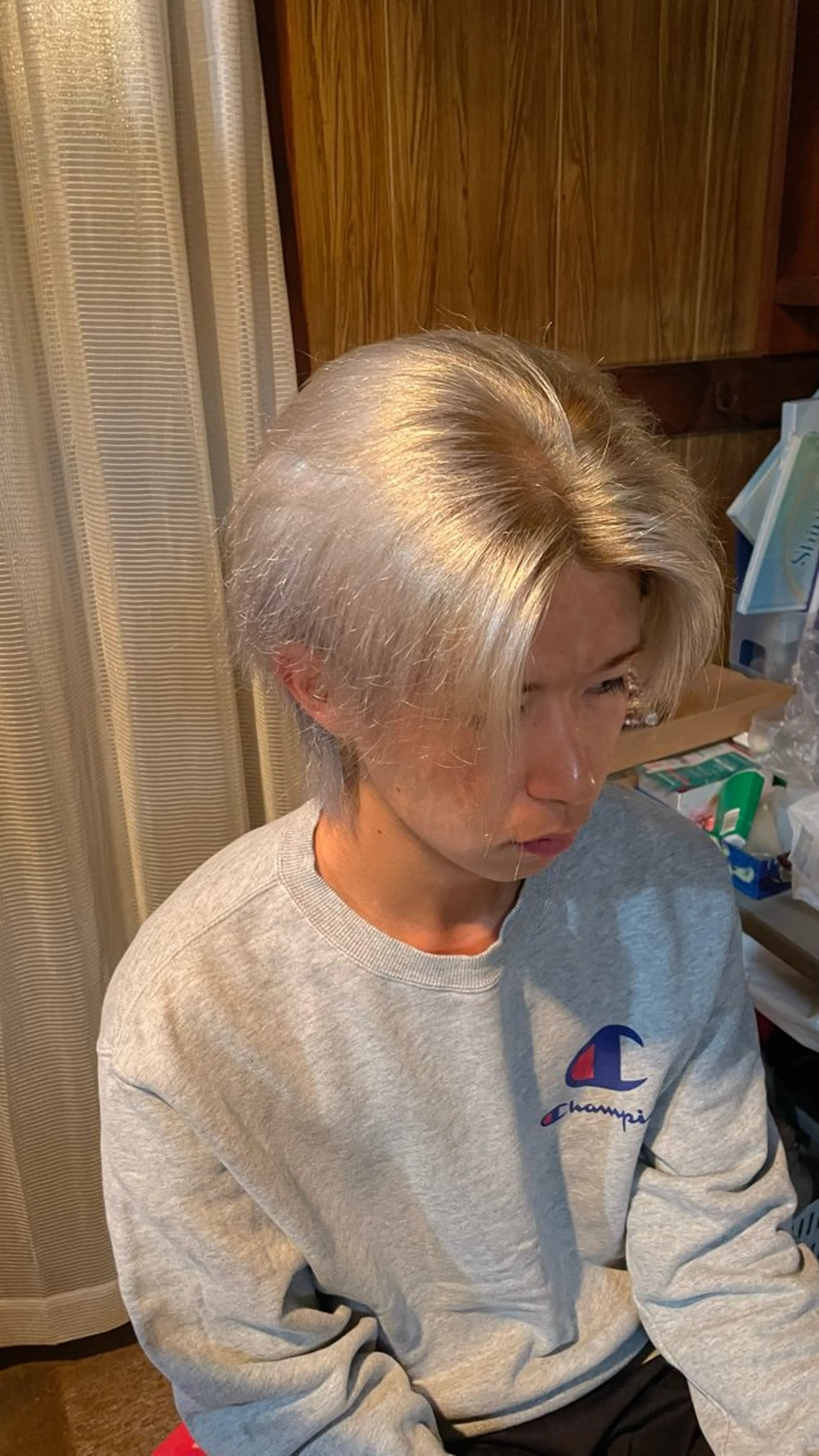 カラー メンズ メンズブリーチ ブリーチ ブロンド ヘアカラー メンズ特化 荷宮蓉太のヘアスタイル