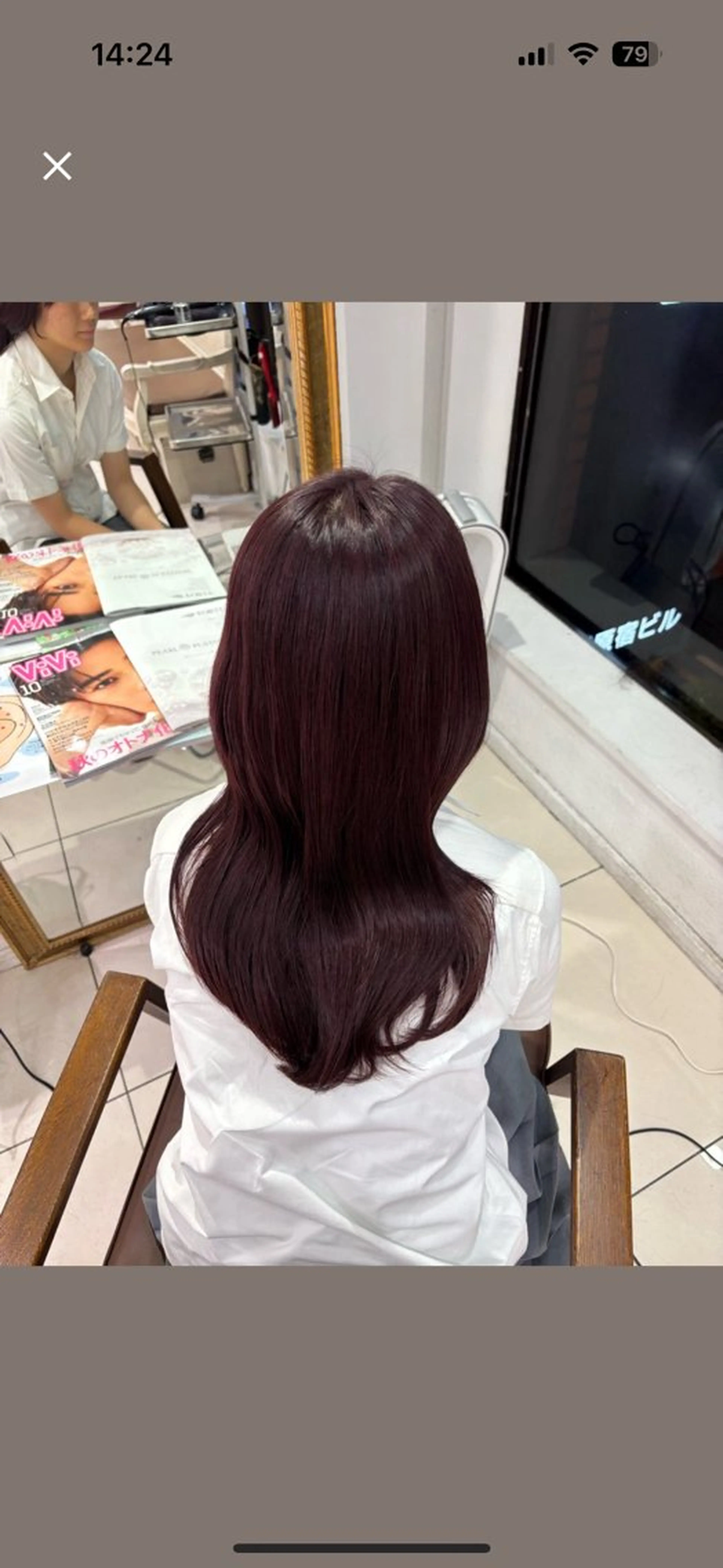 セミロング カット ヘアカラー トリートメント 縮毛・髪質改善🩰 mai🐰ྀི🤍のヘアスタイル