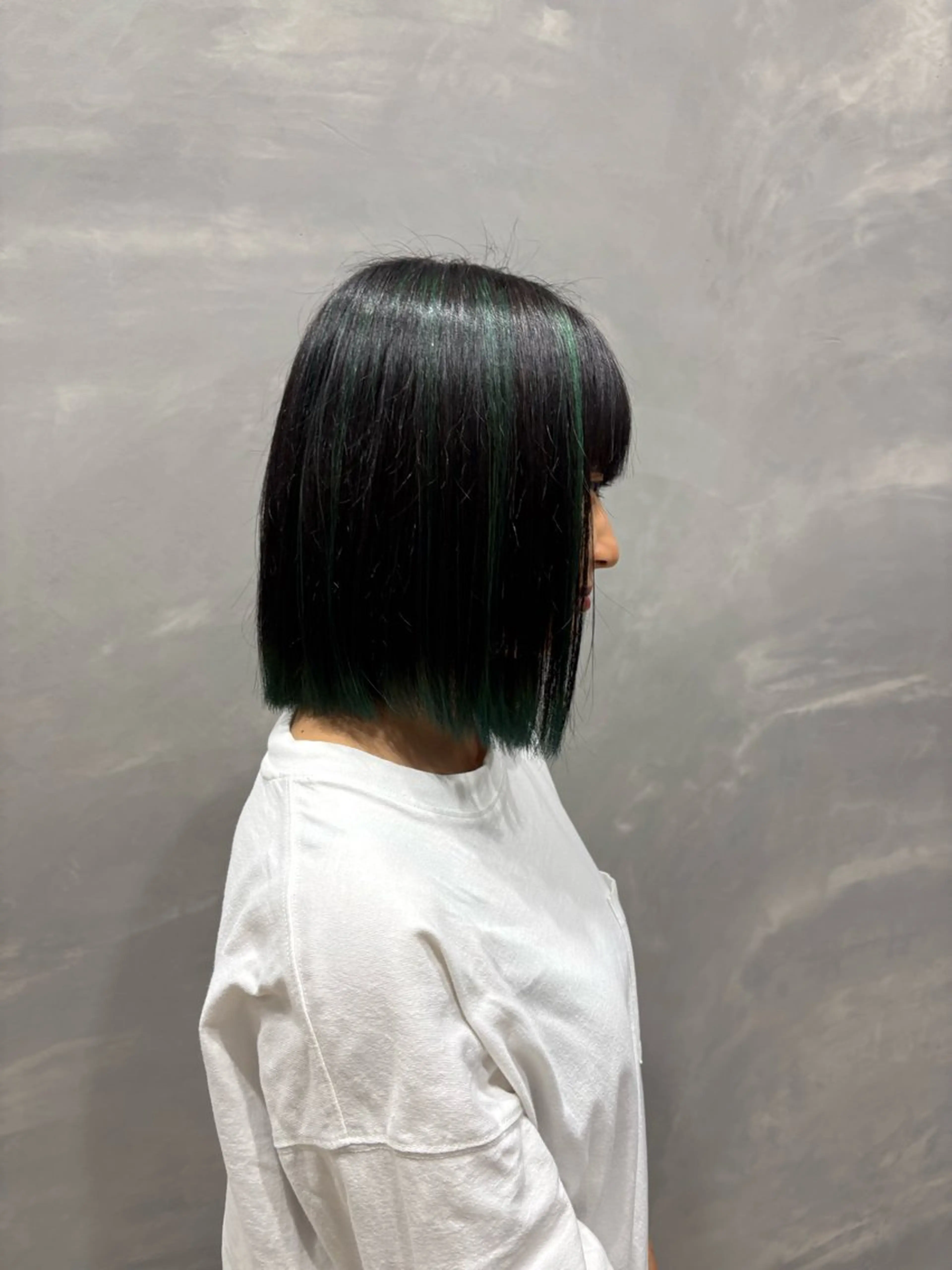 ショート カラー ヘアカラー トリートメント newi大分/ 磯部栞里／艶感カラーのヘアスタイル