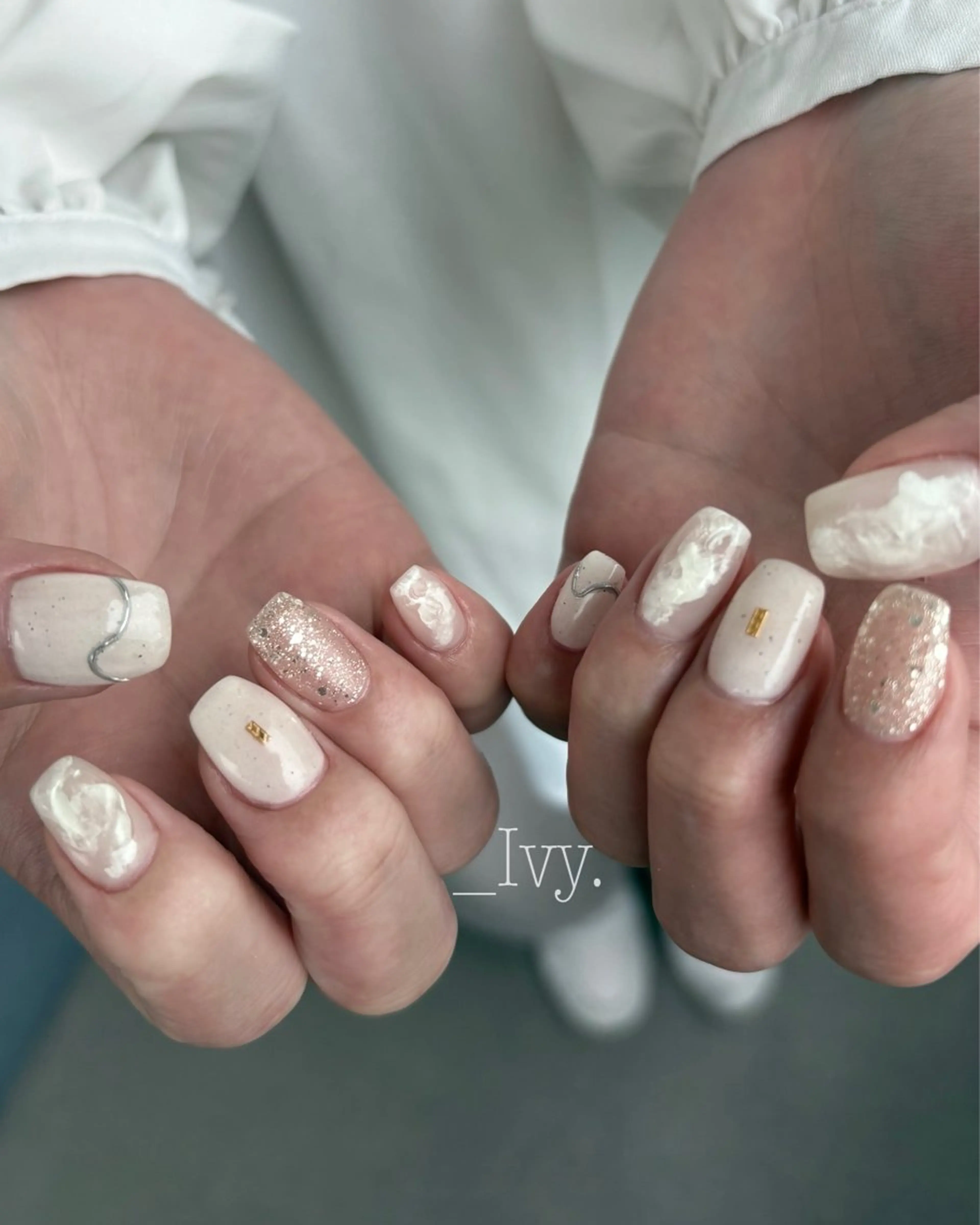 【ハンドジェルオフウォーターケア込み】定額デザインアート（サンプル多数有）画像からも🙆🏻‍♀️の写真