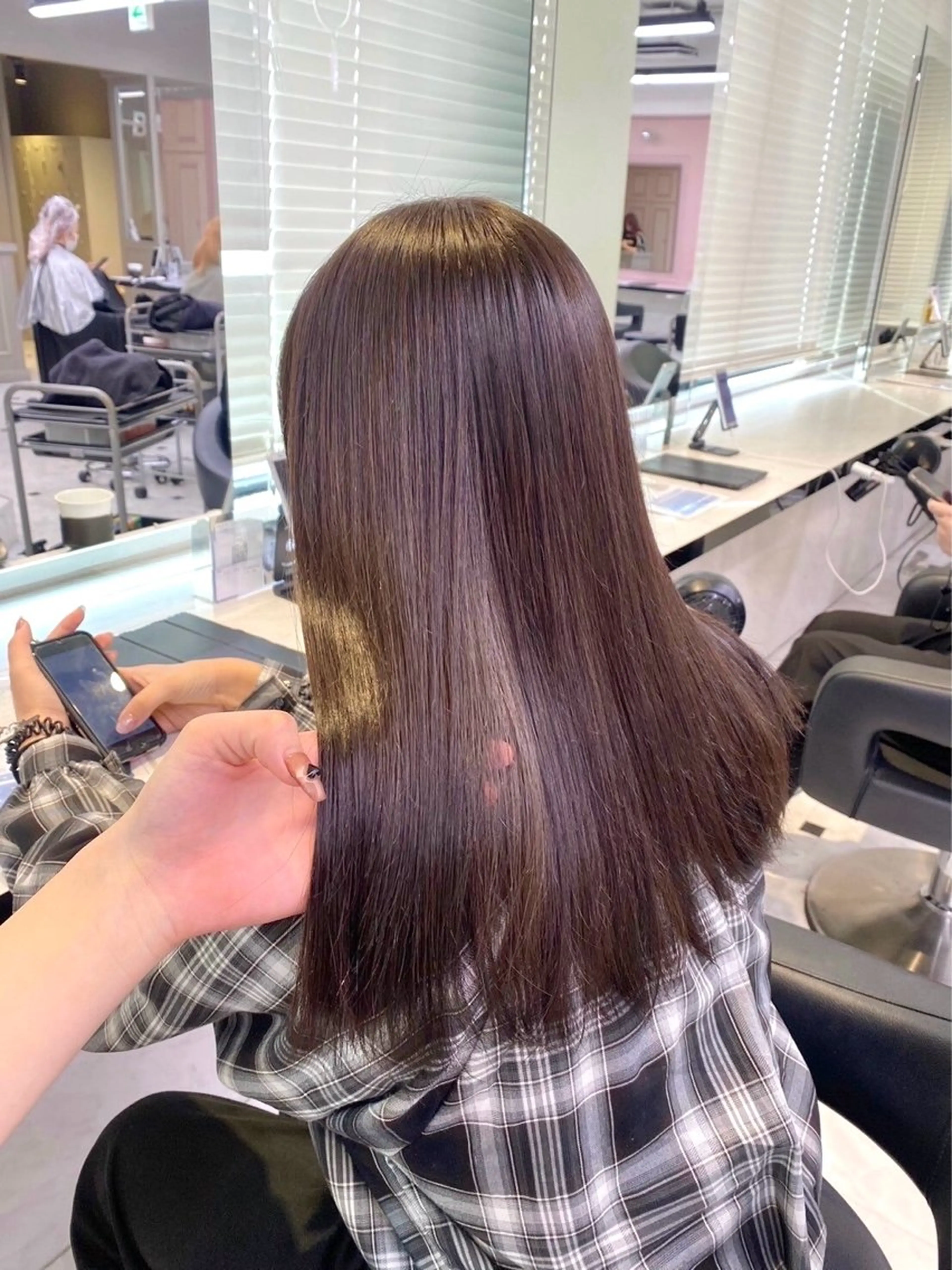 カラー カット 縮毛矯正 暖色ガーリーヘア🎀 MEARI🩰のヘアスタイル