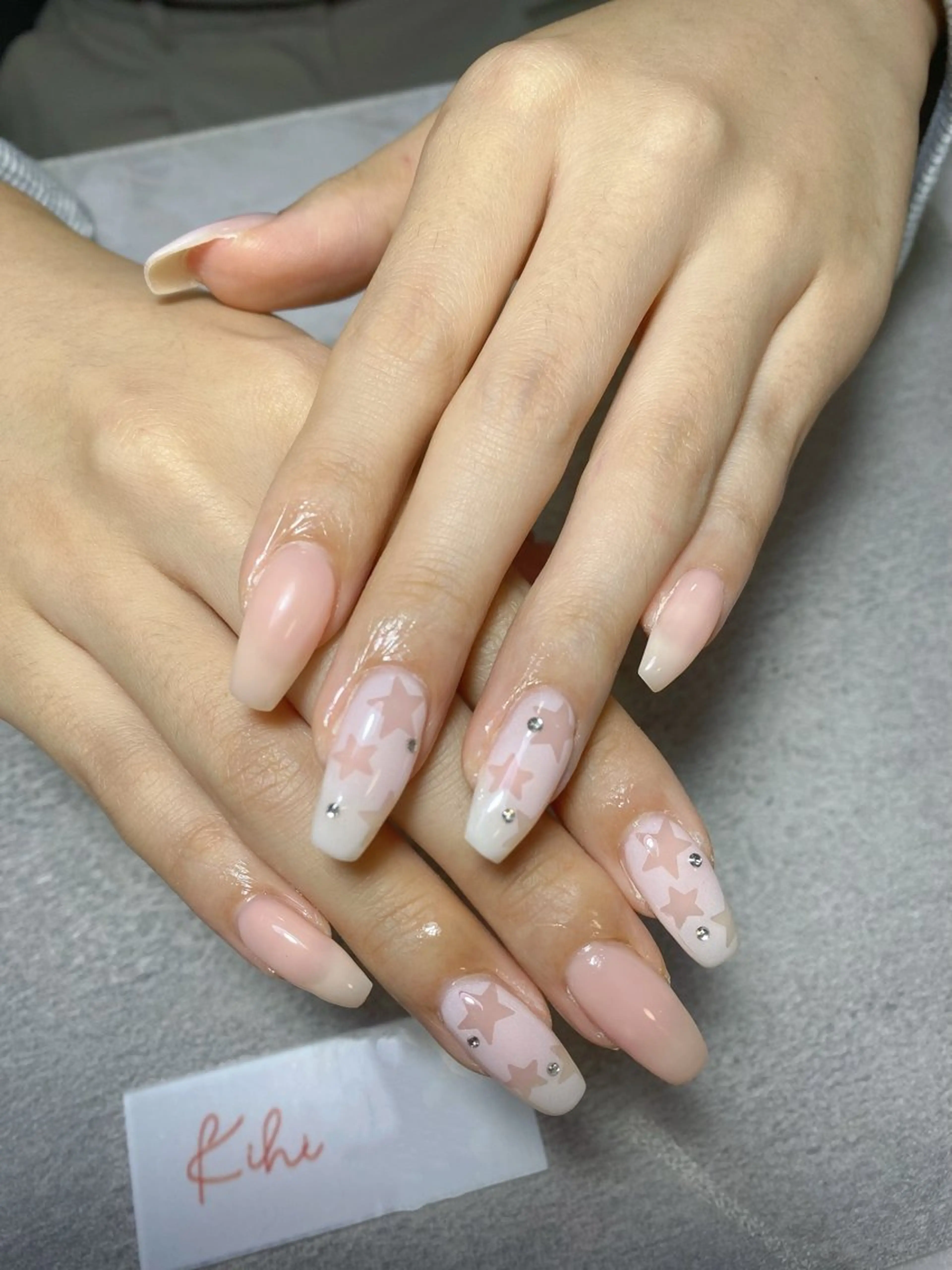 ネイル アートネイル フレンチネイル ジェルネイル グラデーション 韓国ネイル Nail Salon kihi大塚店のネイルデザイン