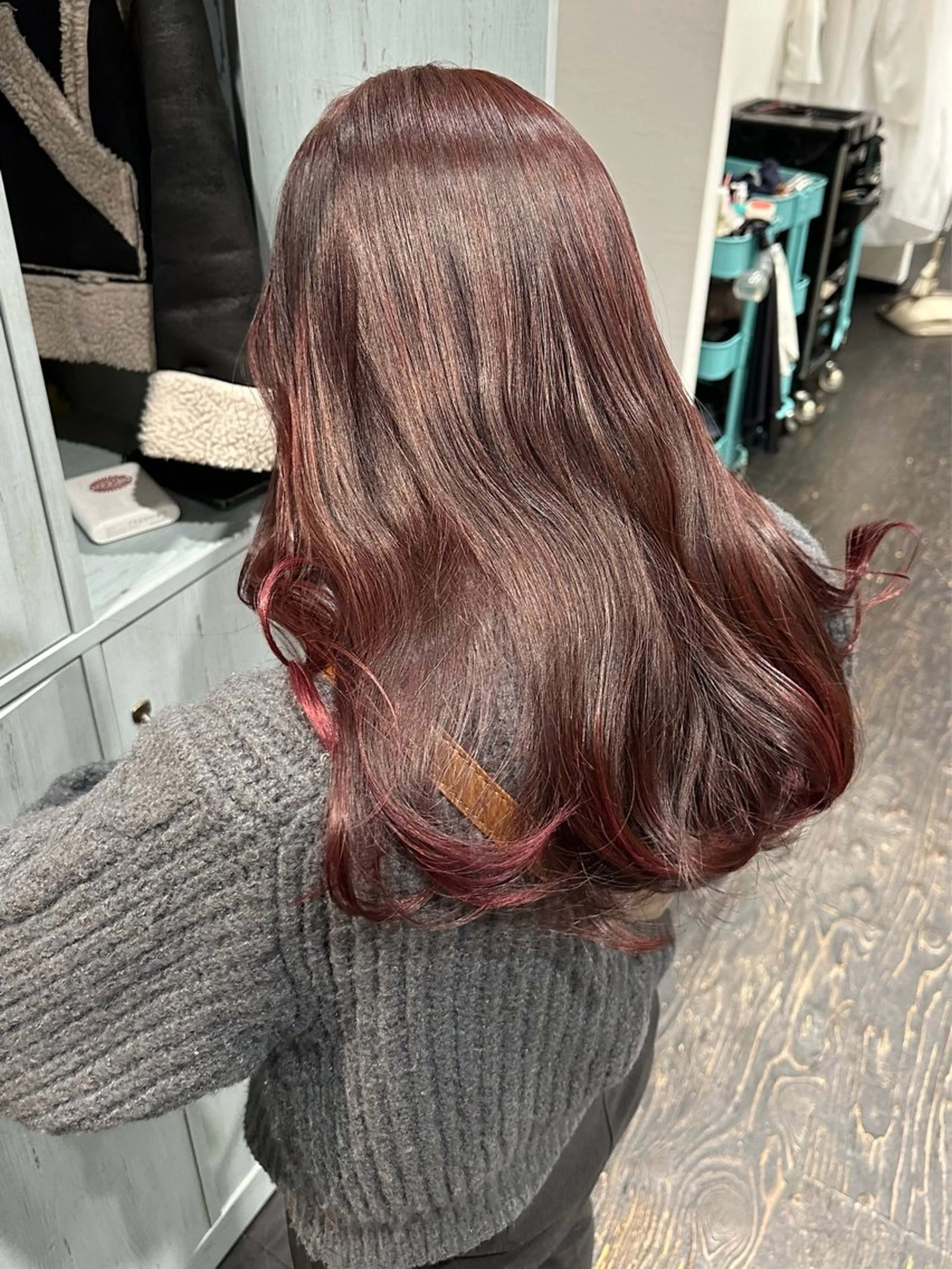 ロング カラー ブラウンカラー 透明感カラー ダブルカラー ヘアカラー こと/都島 /ARCOIRISのヘアスタイル