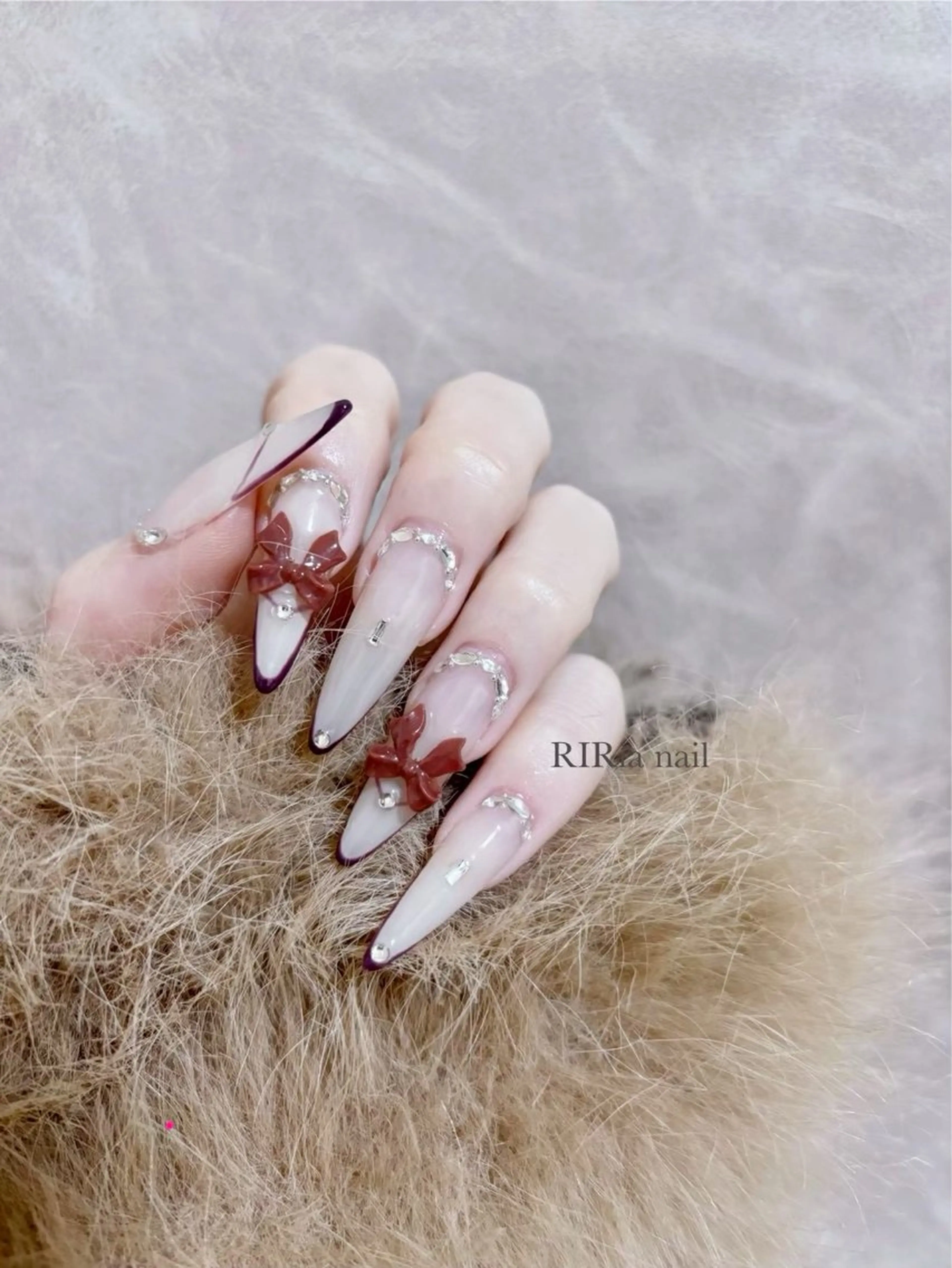 ネイル ハンドネイル 🎀RINA RIrianailのネイルデザイン