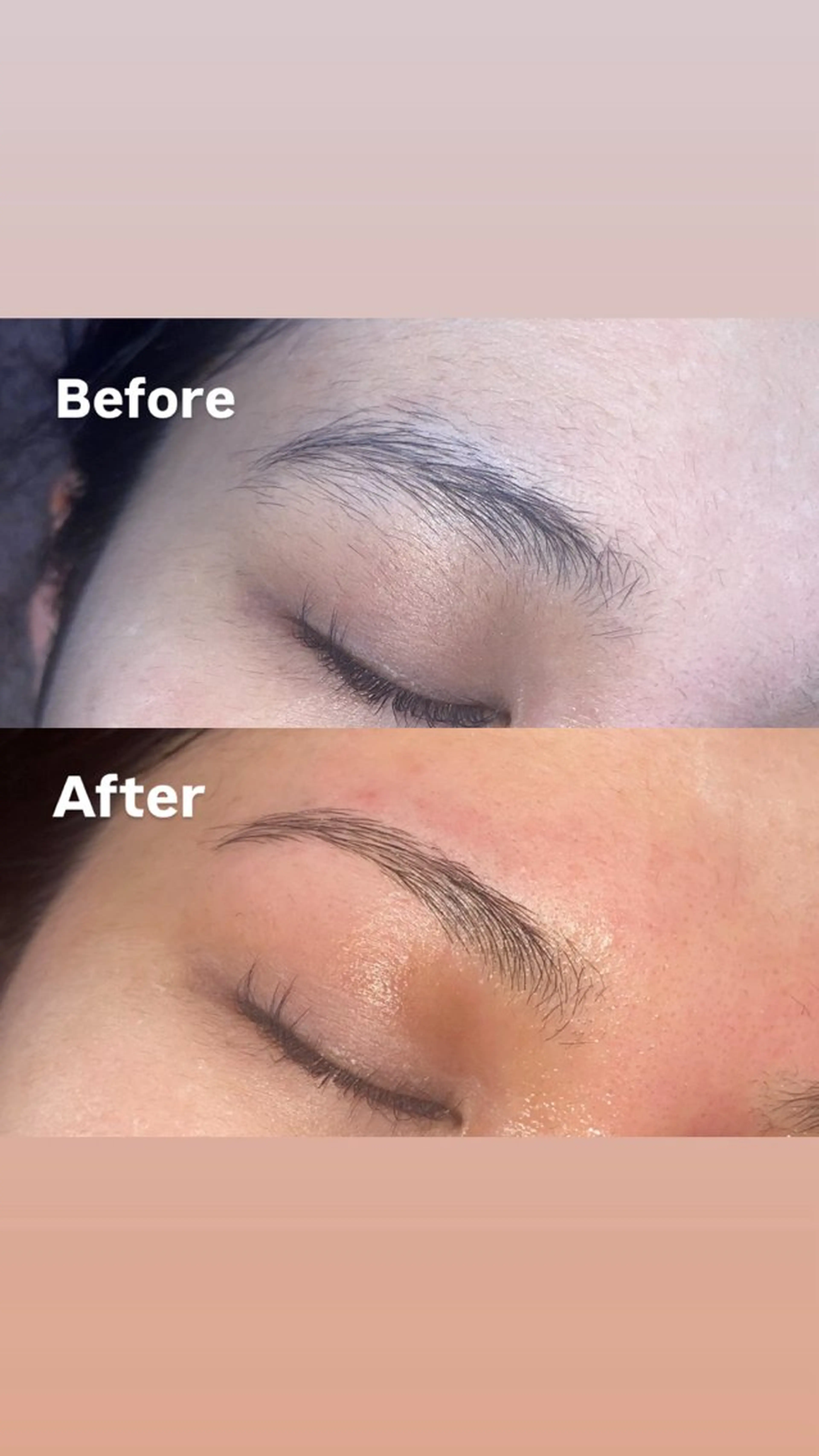 アイブロウ 眉毛ワックス脱毛 桑 奈都美の眉毛・アイブロウイメージ