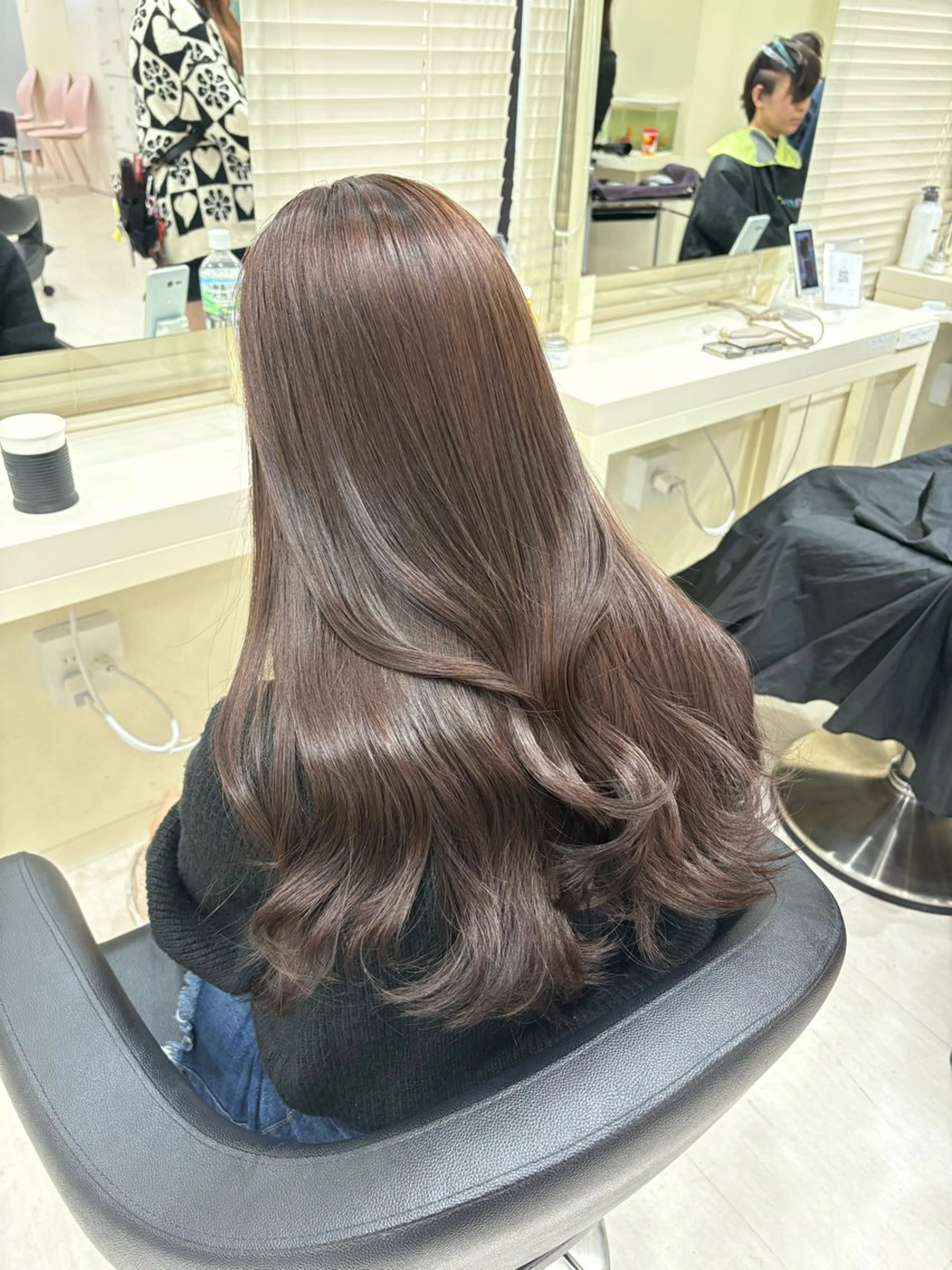 カラー ベージュ・ラベンダー カラー🎀りりのヘアスタイル