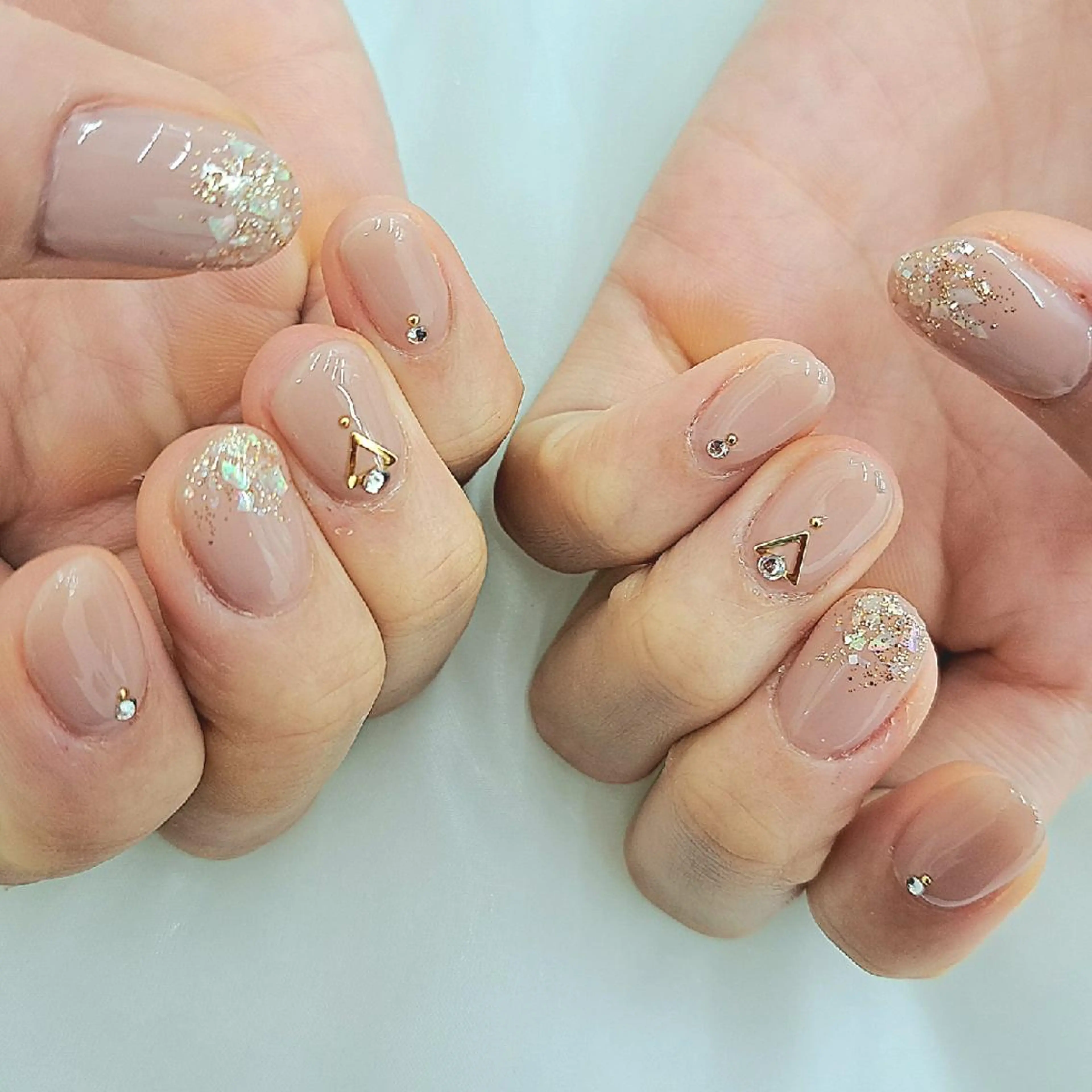 ネイル オフィスネイル ハンドネイル Bianca八王子 まえさだのネイルデザイン