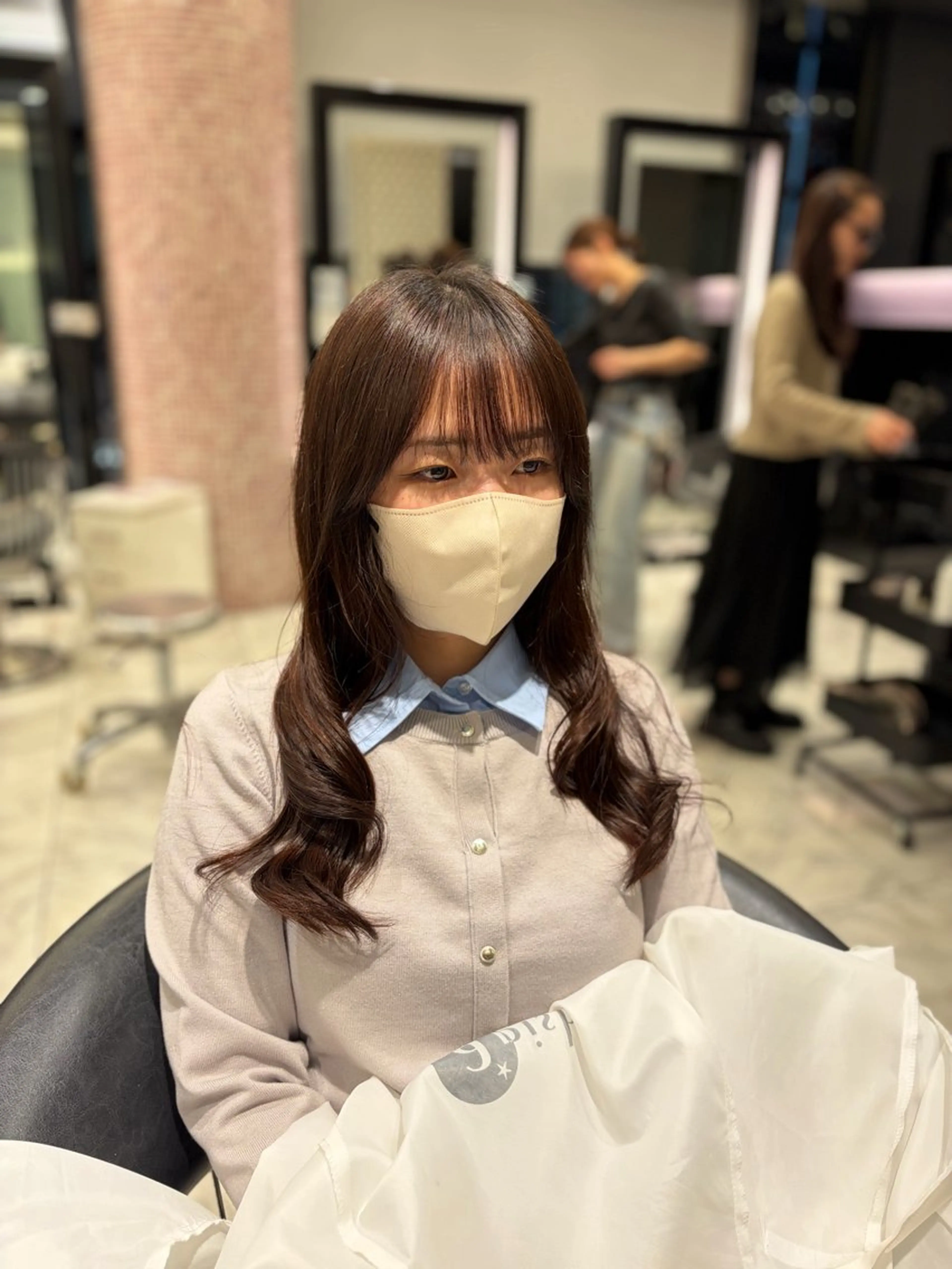 パーマ 縮毛矯正 ストレートパーマ カット 縮毛矯正 🌸銀座No.1パー マ🌸いでいあやのヘアスタイル