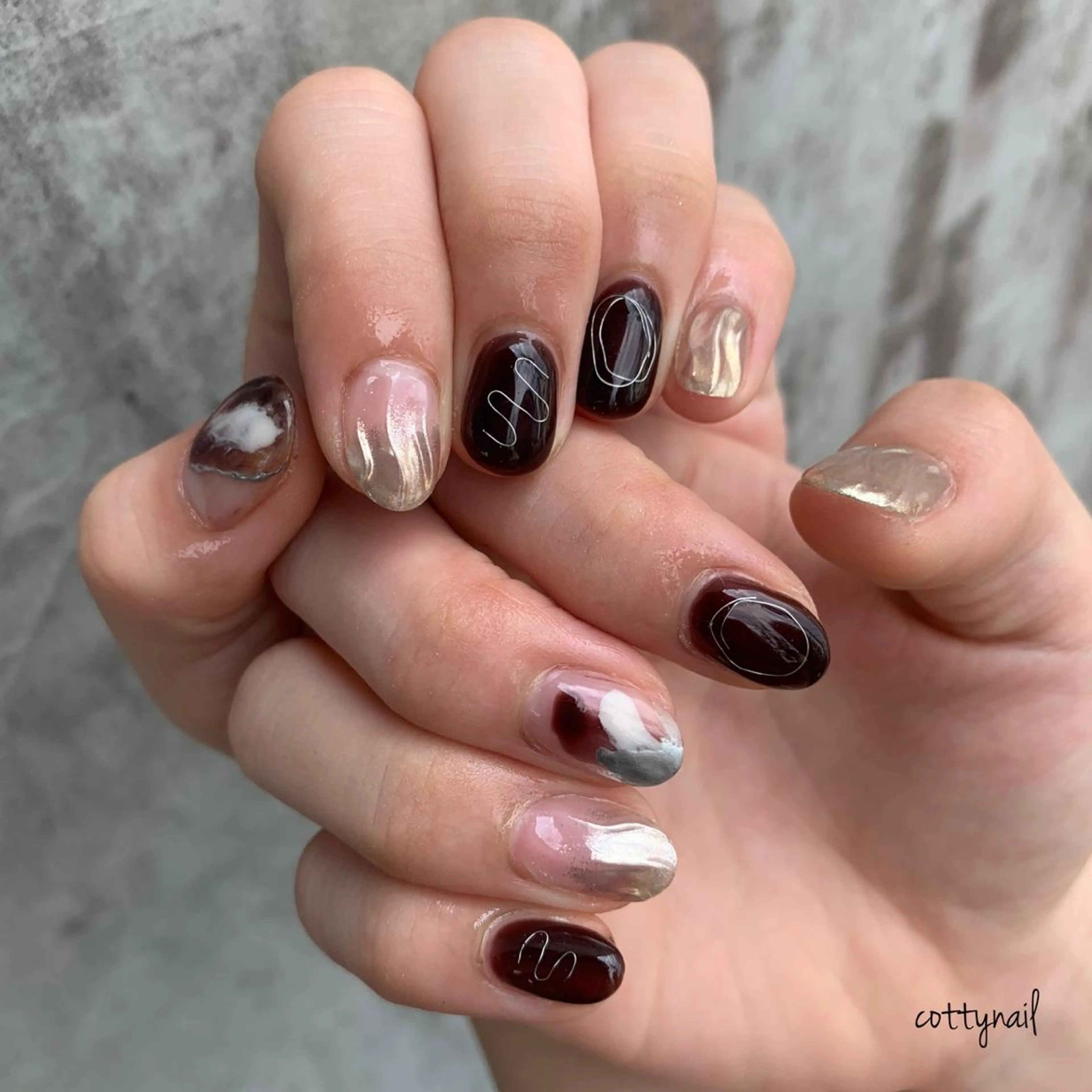 ネイル ジェルネイル ニュアンスネイル cottynail -miki-のその他イメージ