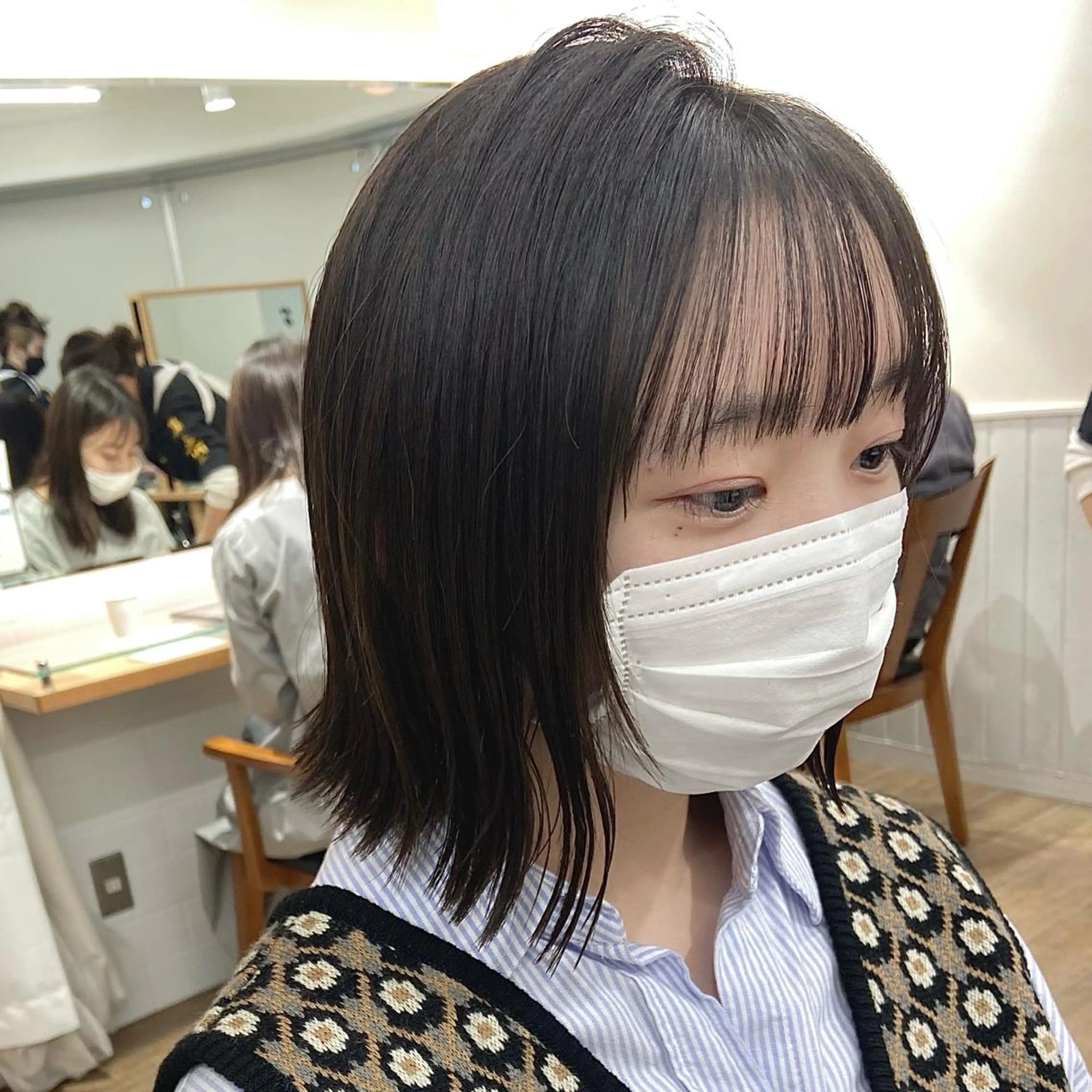 ショート カラー パーマ ヘアアレンジ メンズ キッズ ネイル マツエク・マツパ カット ヘアカラー トリートメント 横浜Bob美容師🤎 ERINAのヘアスタイル