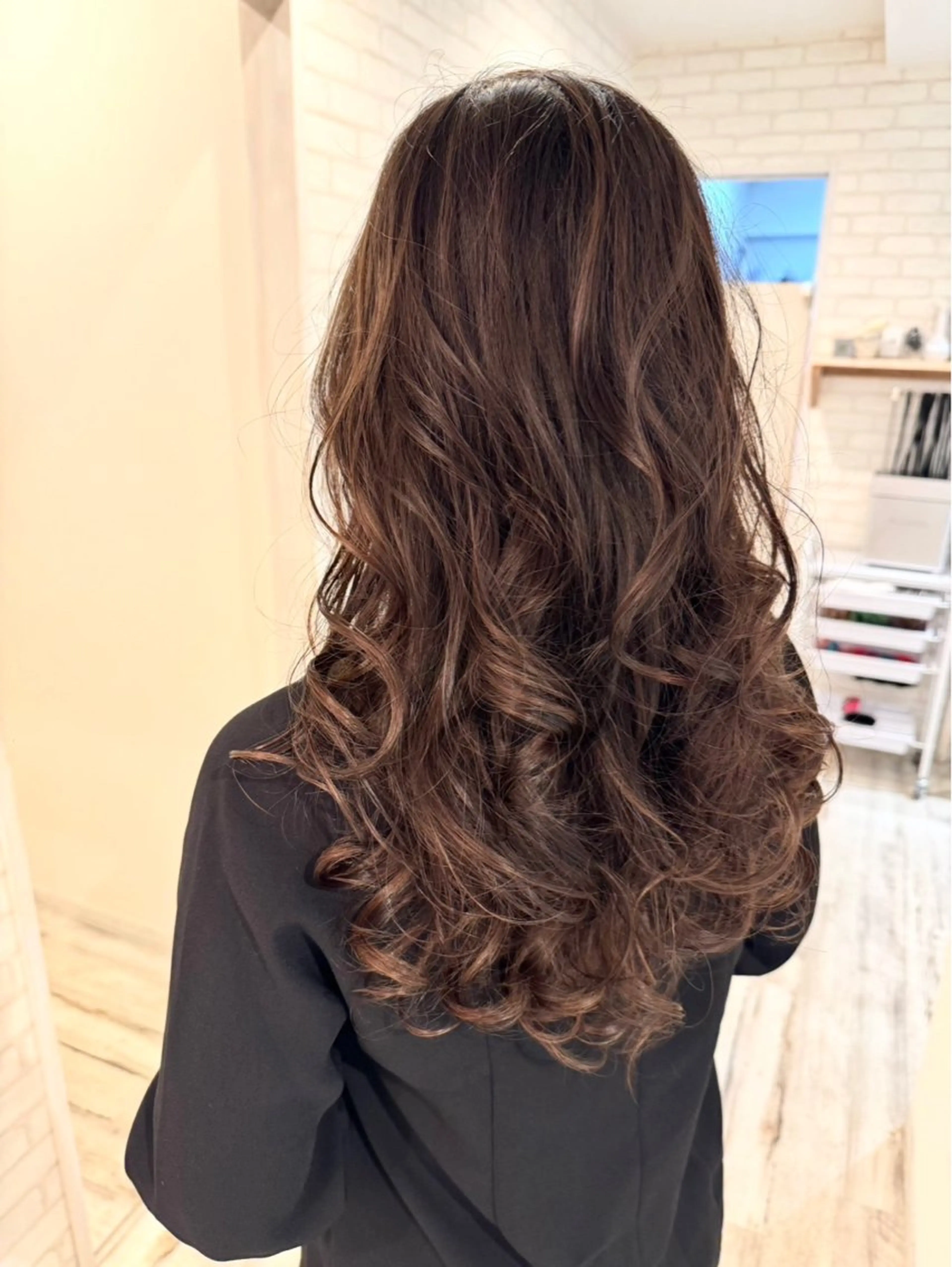 ロング カラー カット パーマ abilita RIKIYAのヘアスタイル