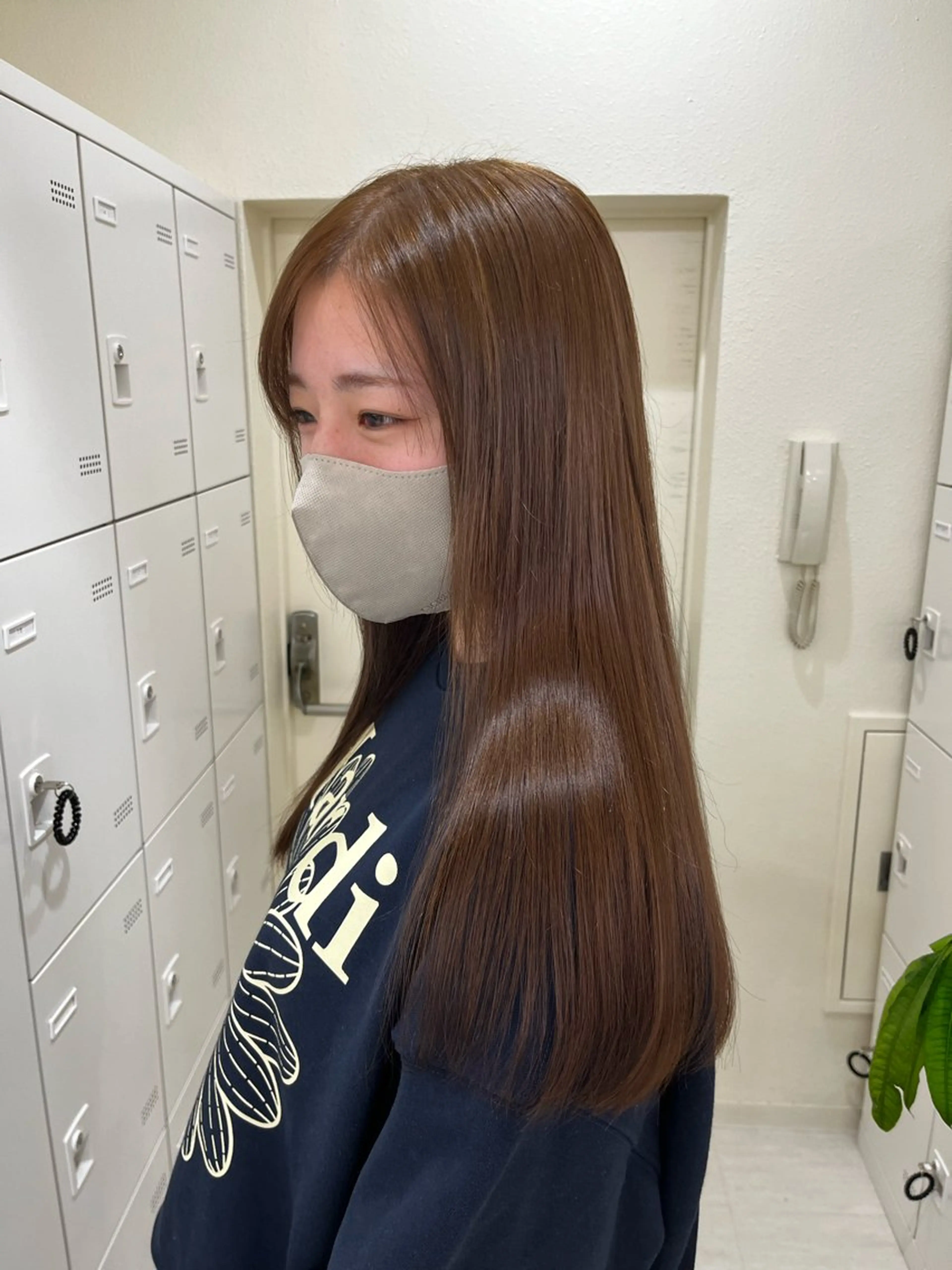 セミロング カラー 💟RINNA 艶カラー💟のヘアスタイル