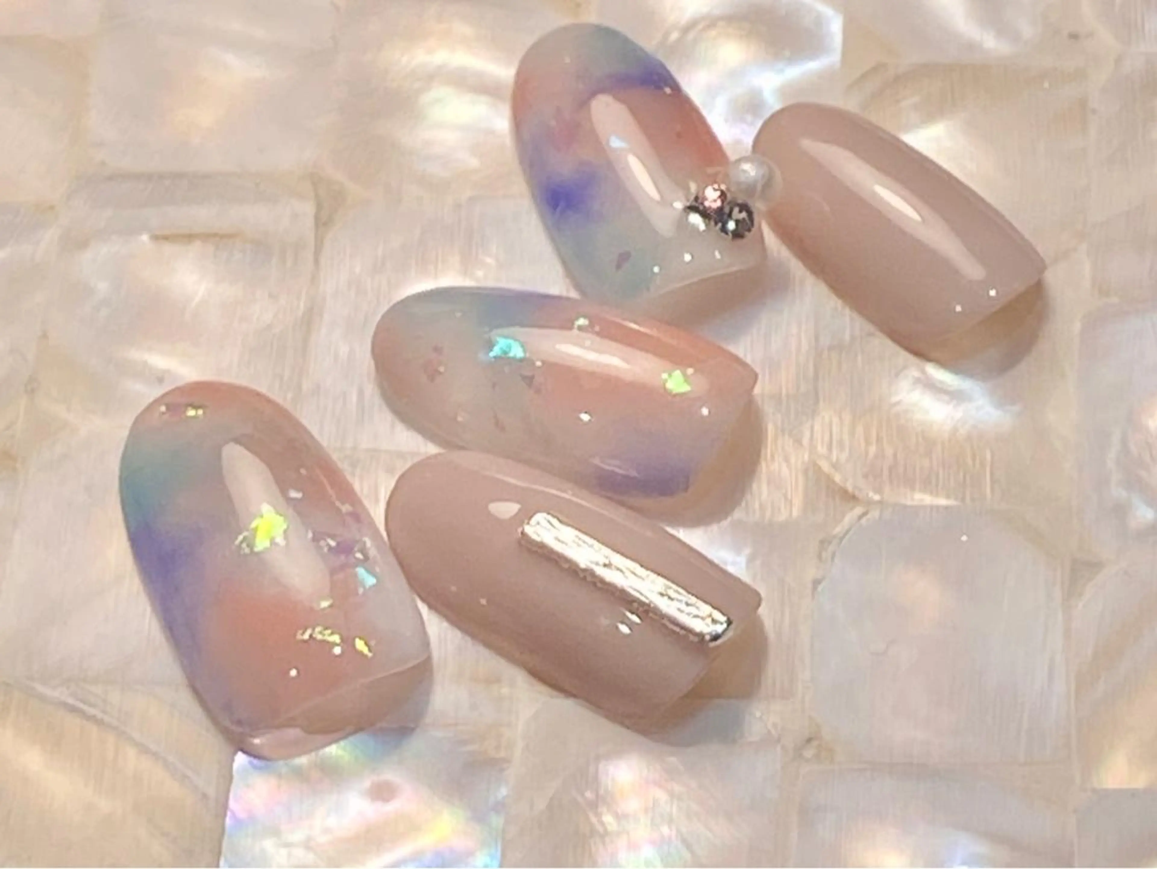 ネイル ジェルネイル ハードジェル ニュアンスネイル パラジェル スカルプネイル プライベートサロン Rのネイルデザイン