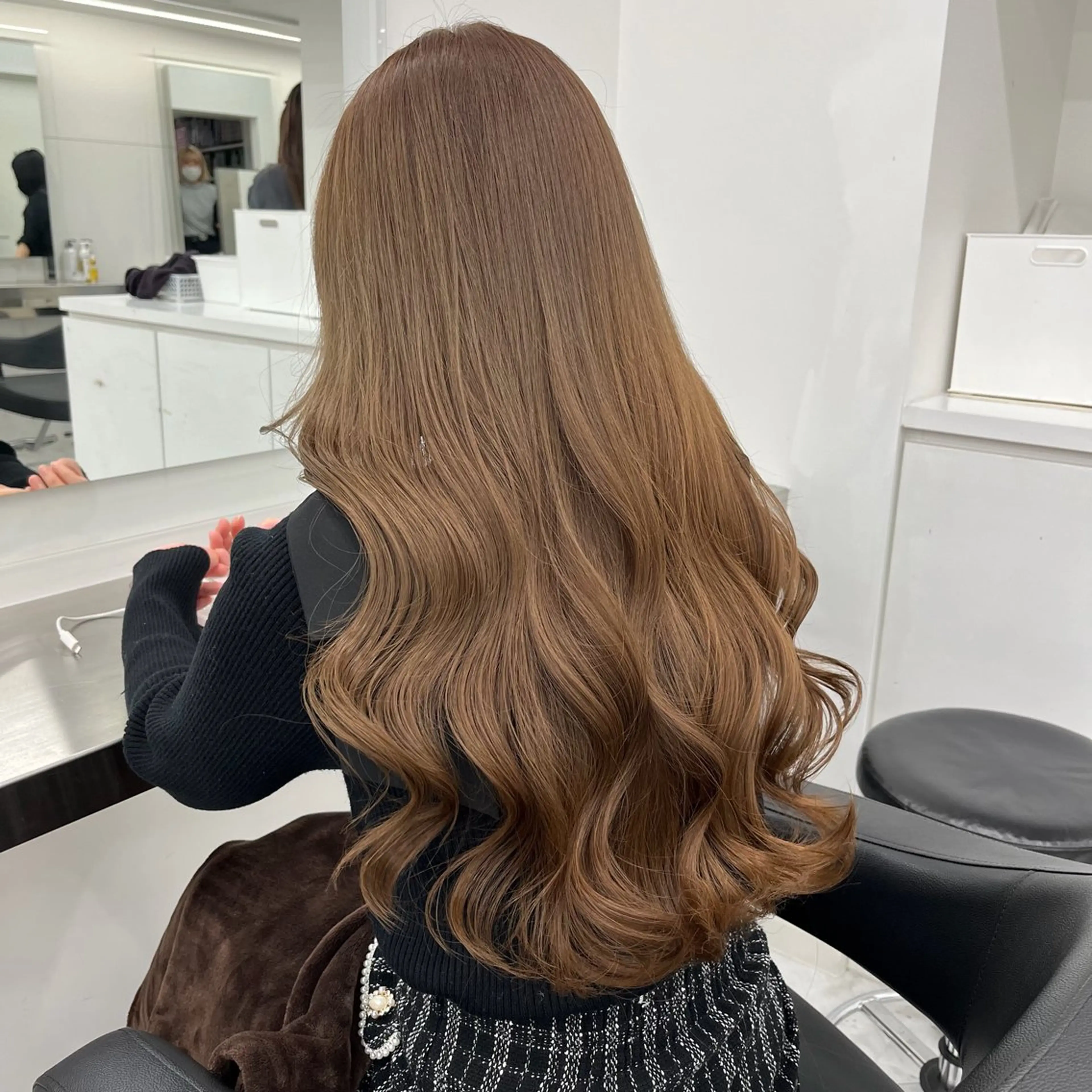 カラー ヘアカラー トリートメント ヘアセット 透明感うる艶カラー 🤍MANAMIのヘアスタイル