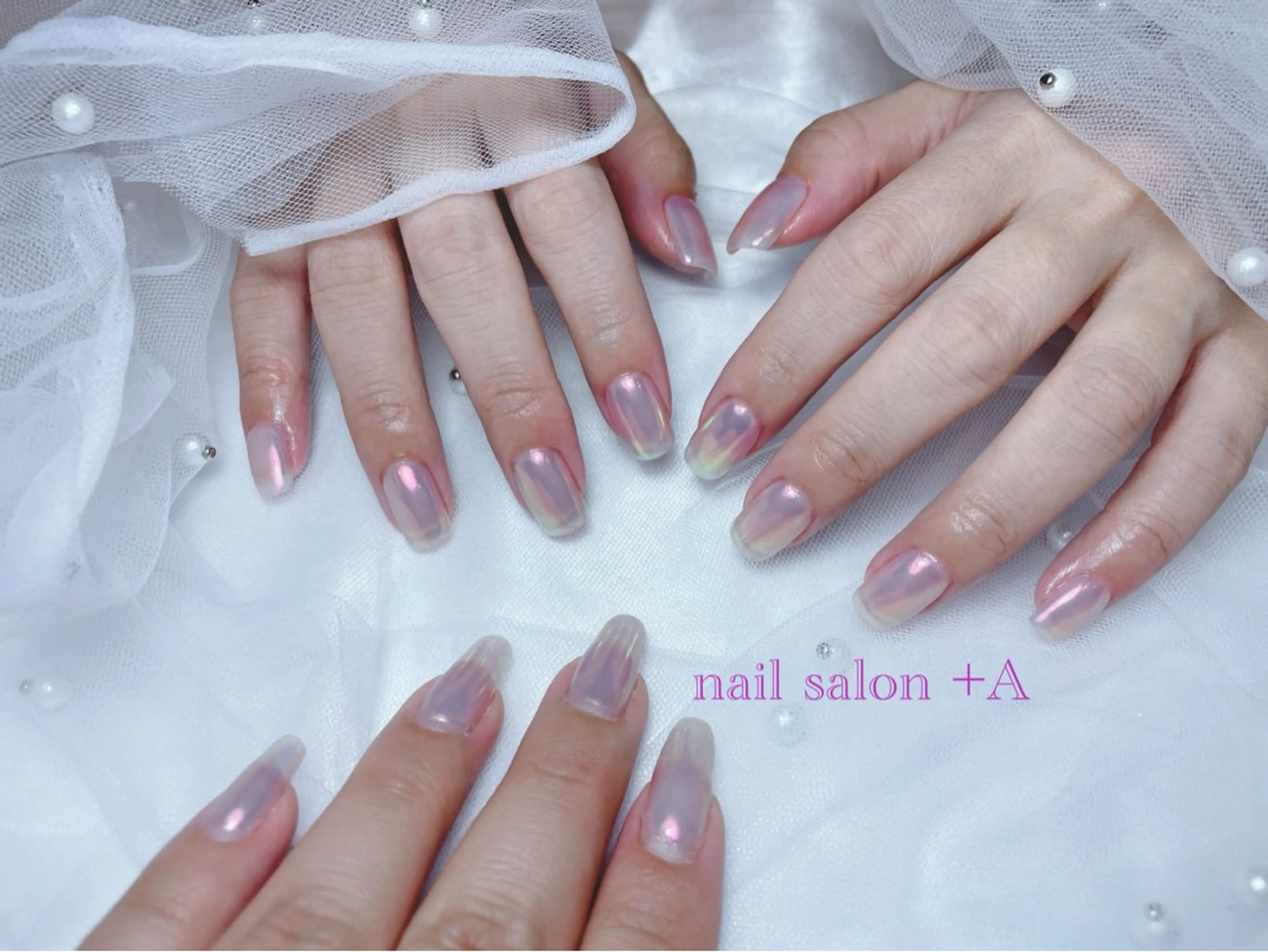 ミディアム ハンドネイル Nail Salon +Aのネイルデザイン