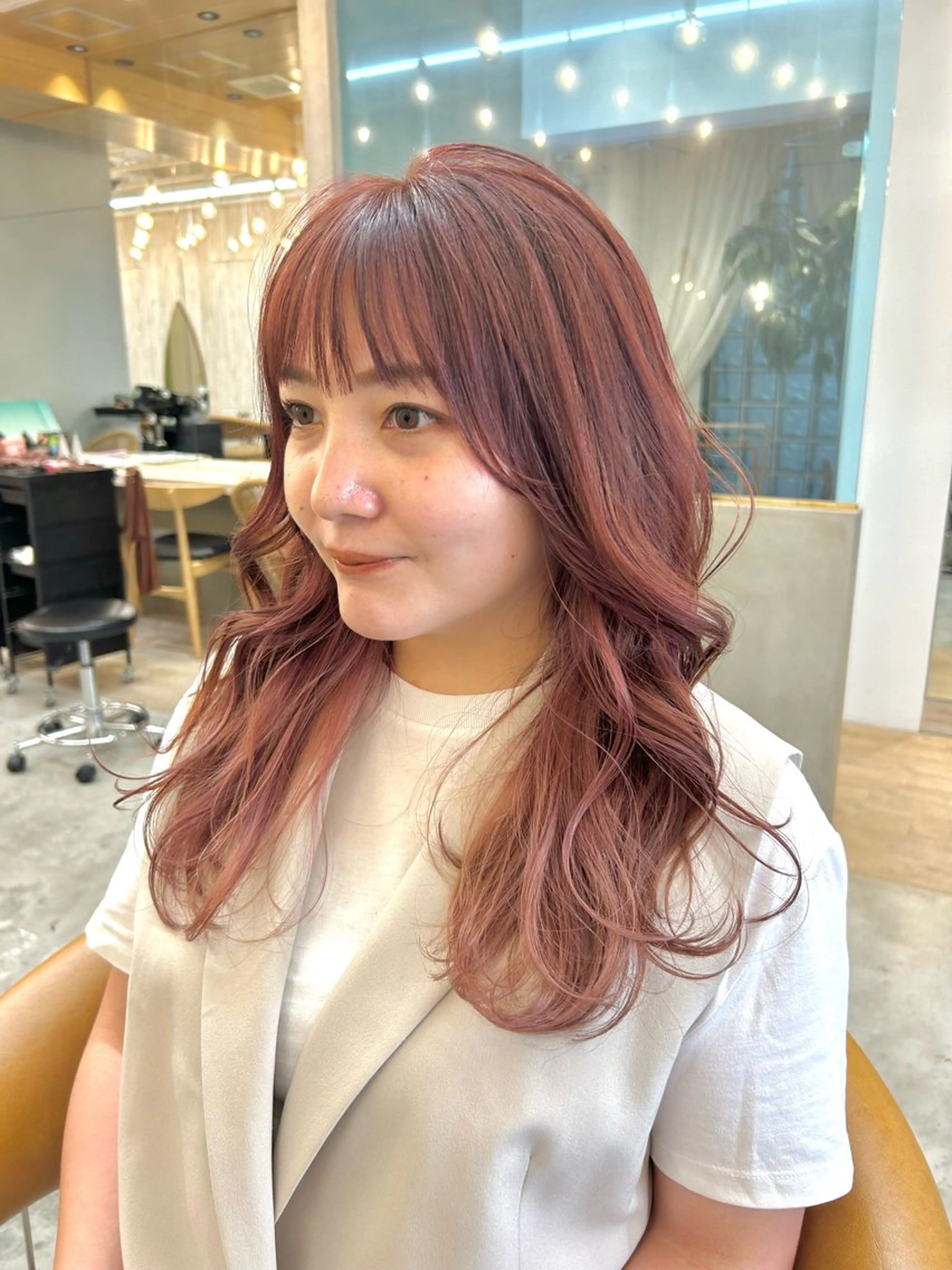 ロング カット ヘアカラー トリートメント 🩵縮毛矯正/ブリー チ/髪質改善/いつかのヘアスタイル