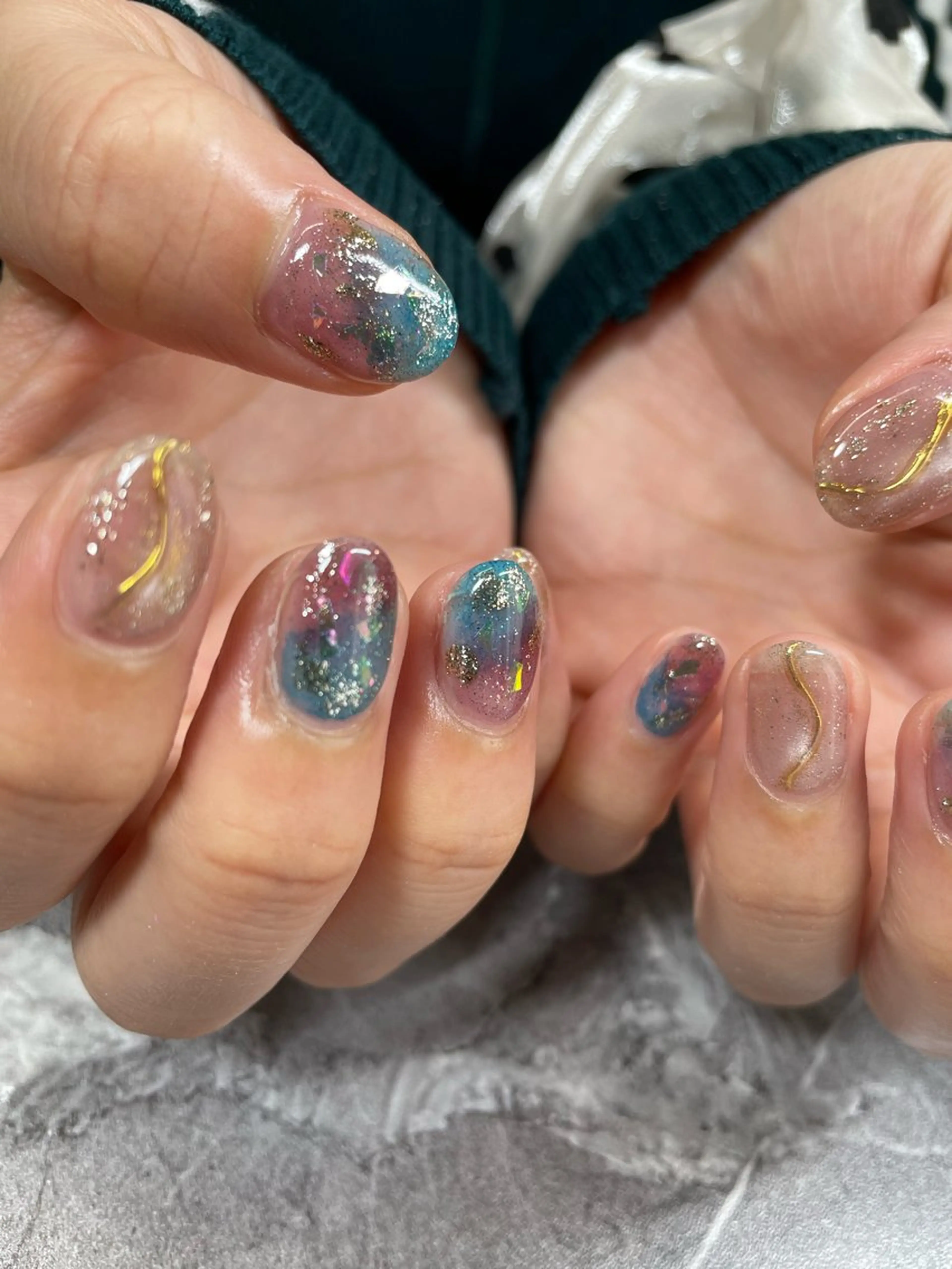 ネイル ハンドネイル nail salon 3🌞越谷のネイルデザイン