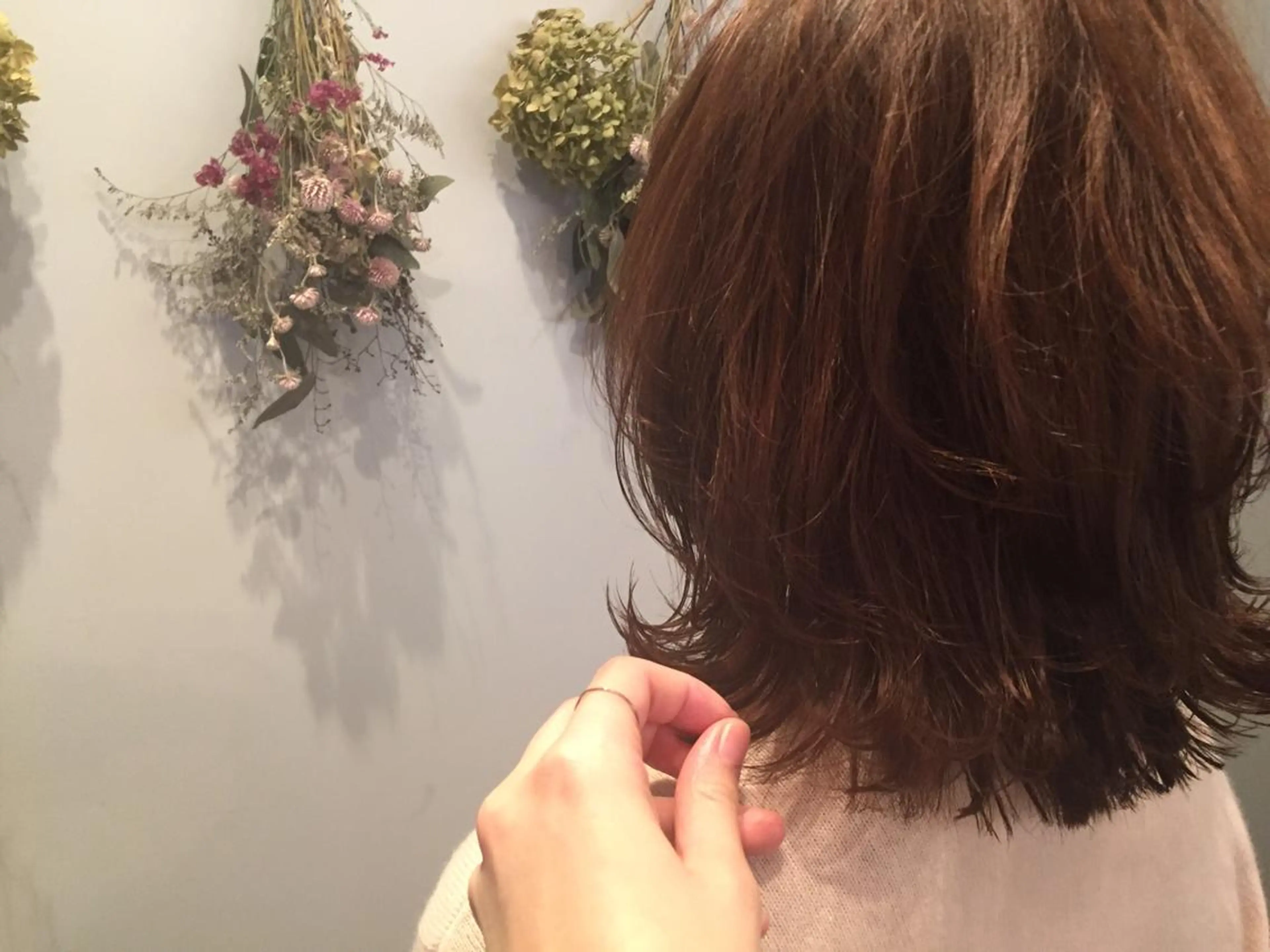 ミディアム カラー レイヤーカット✂️ 横浜No1♡下鳥翔子のヘアスタイル