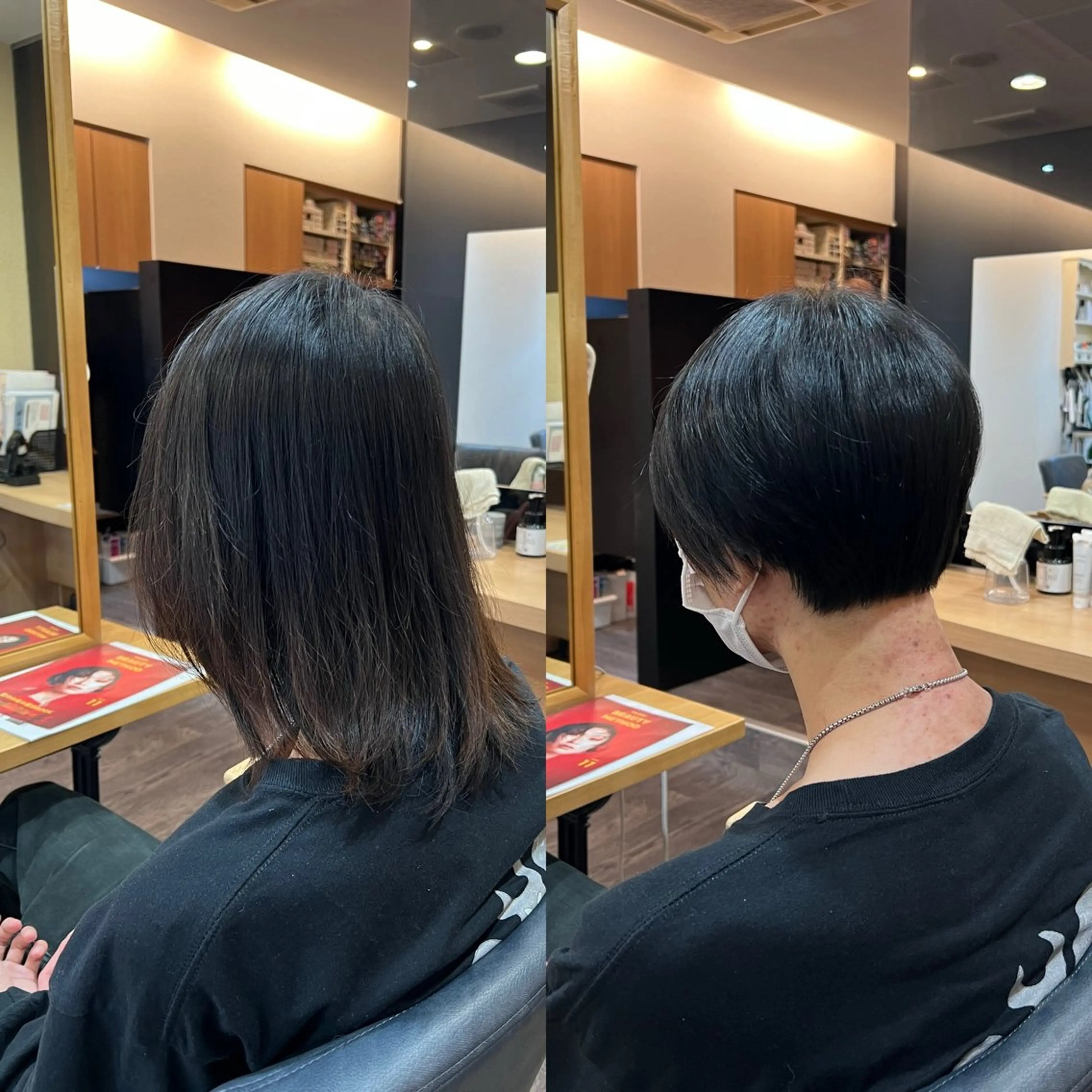 ショート メンズ 馬場 彩のヘアスタイル