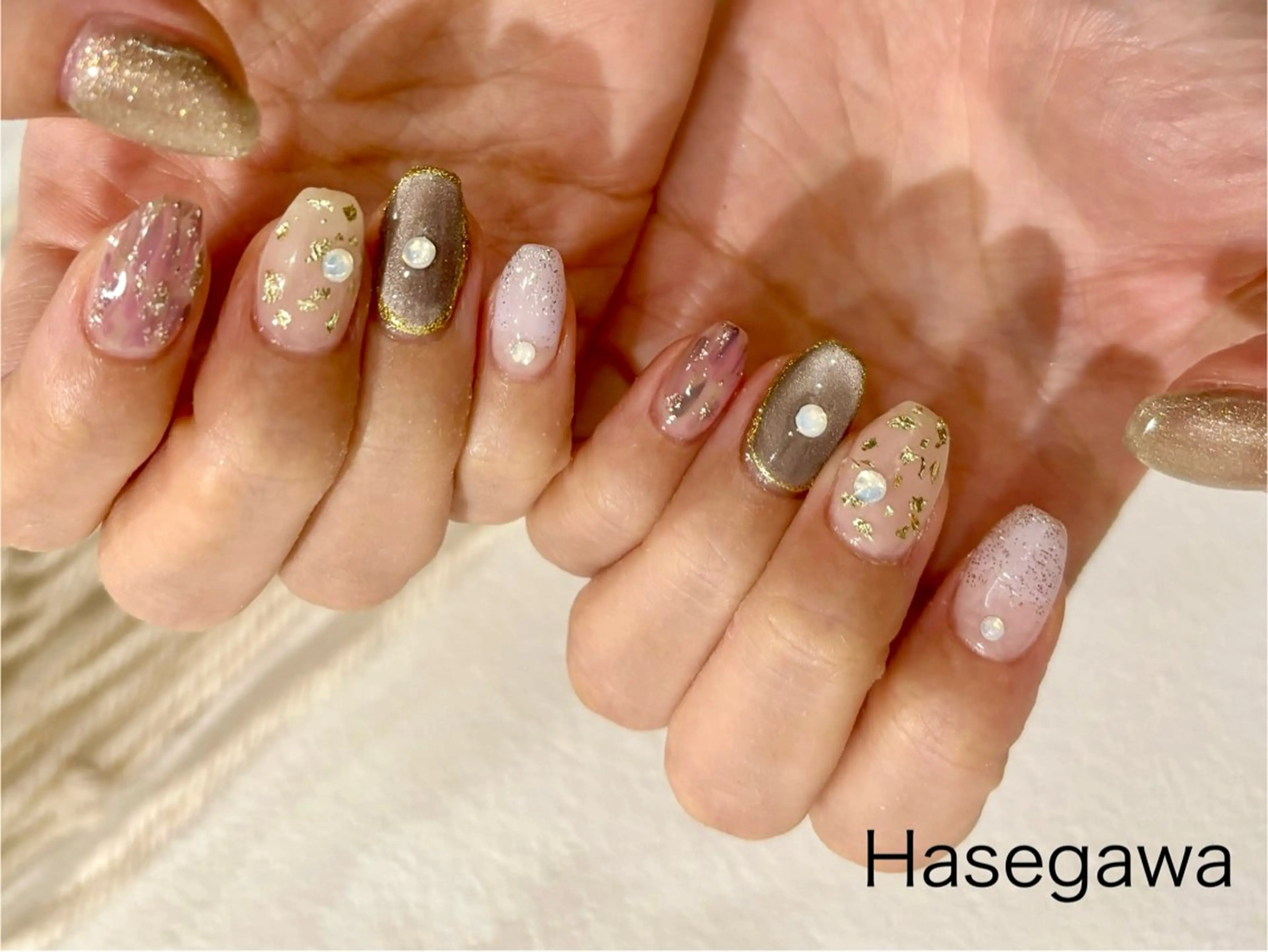 ネイル アートネイル 持ち込み DROP所属・DROP 長谷川のネイルデザイン