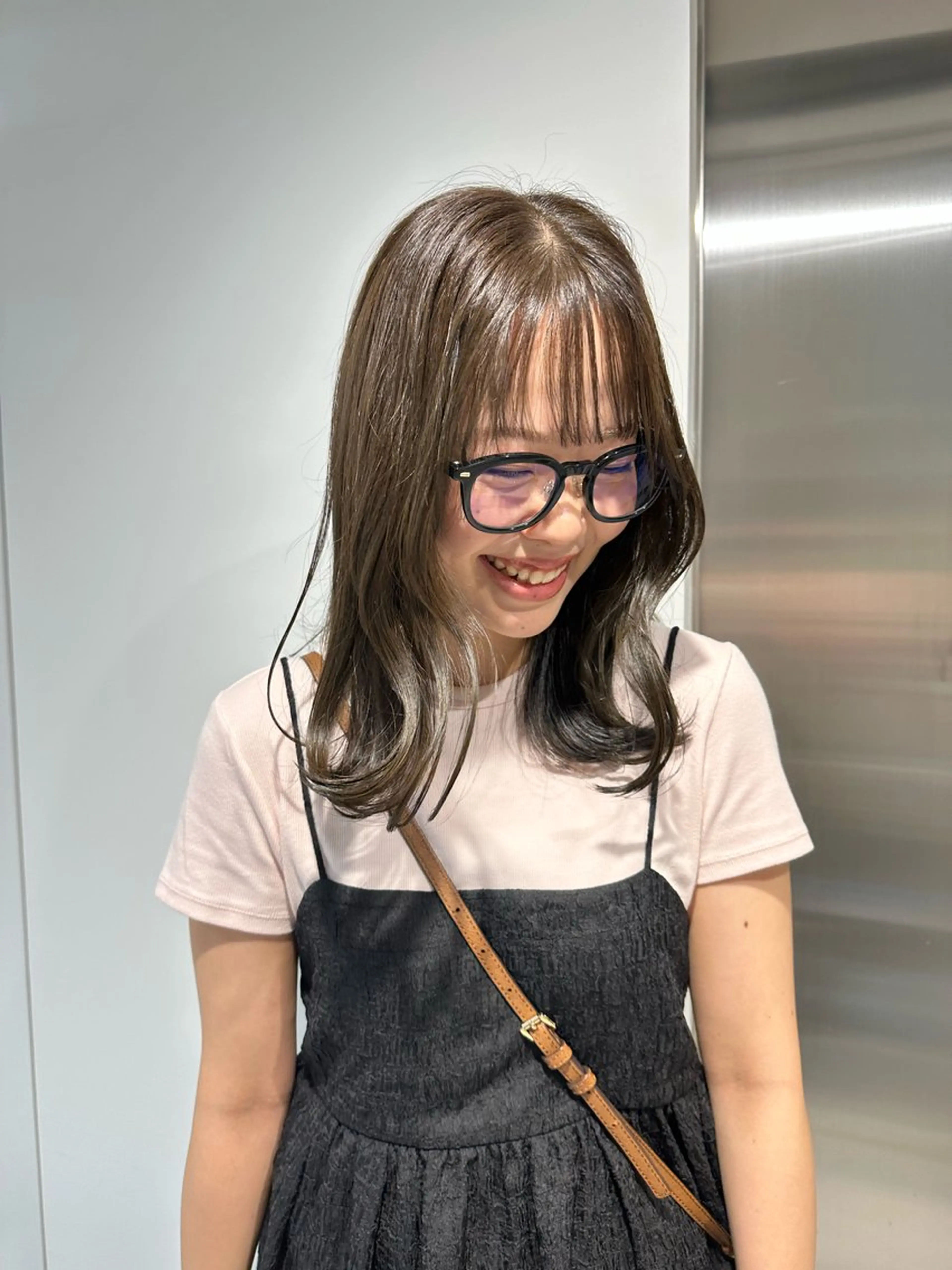 セミロング カラー キッズ オトナヘア🌸 harukaのヘアスタイル